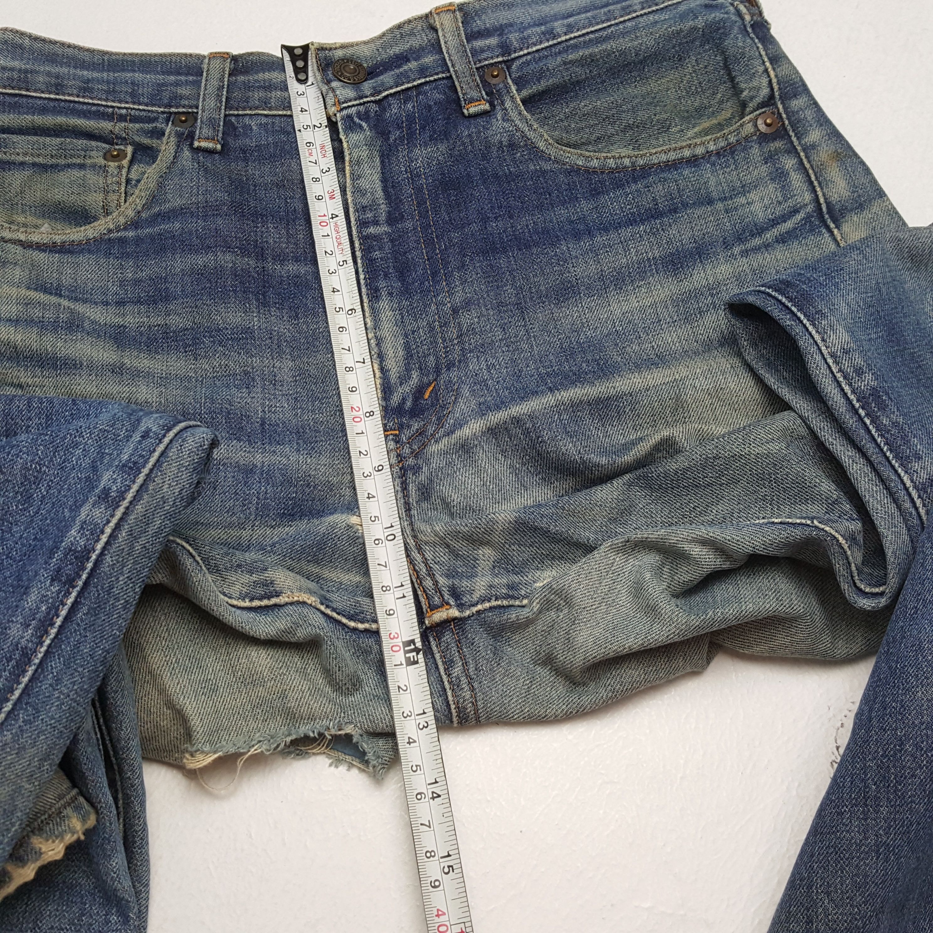 Levi's × Vintage LEVI'S Distressed Jeans Daily Streetwear Style Size US 29 - 8 Thumbnail