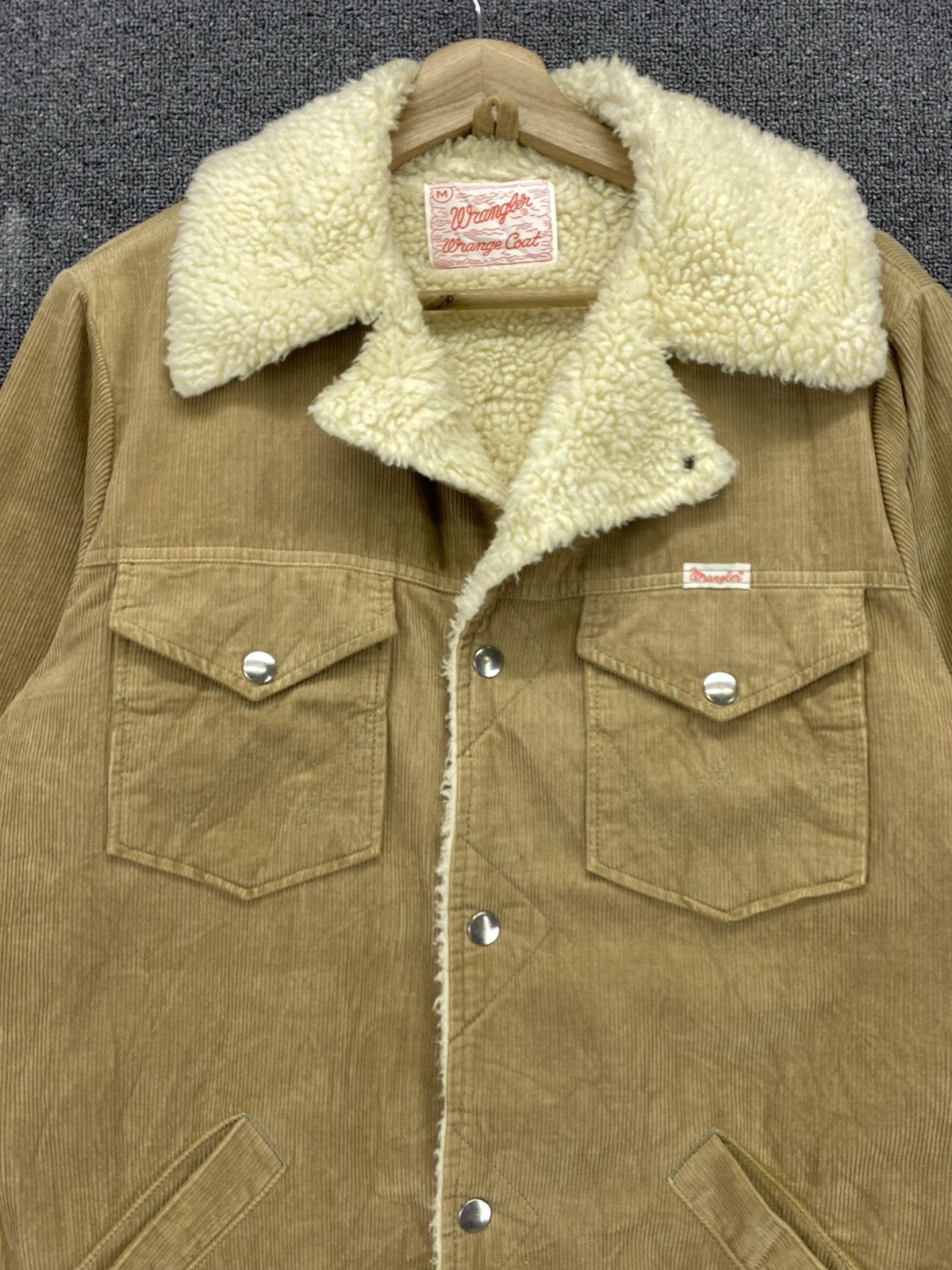 Wrangler Vintage 90s Wrangler Sherpa Lining Long Jacket Size US M / EU 48-50 / 2 - 5 Thumbnail