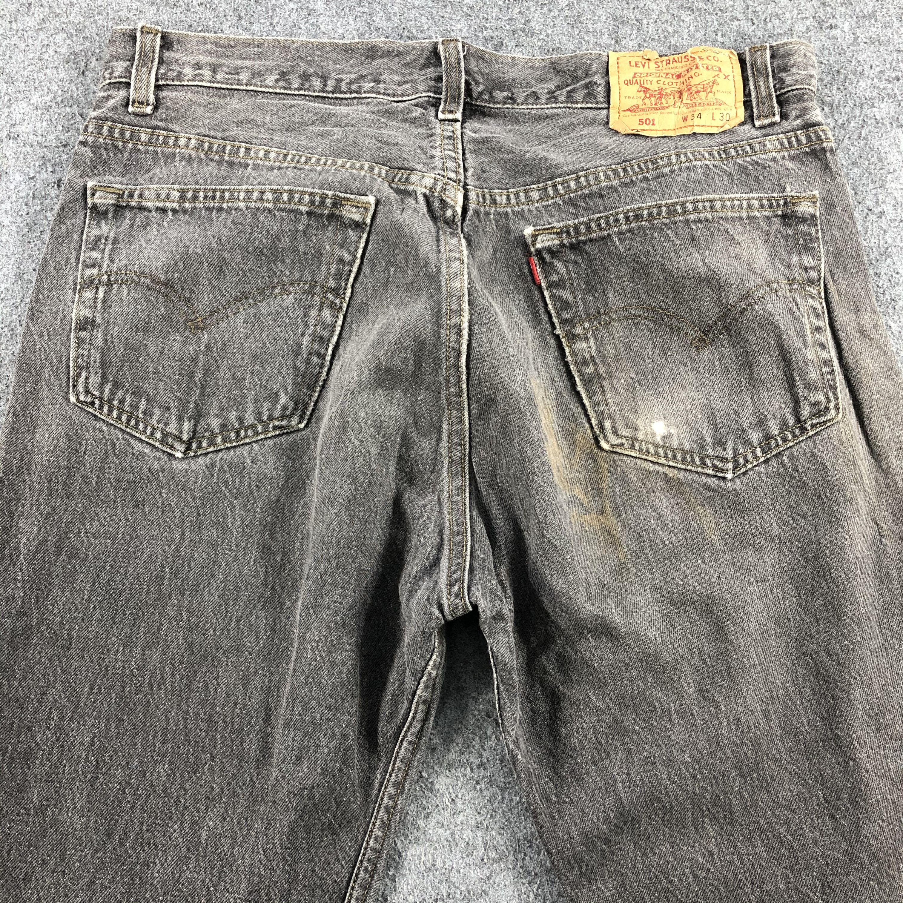 Levi's 90s Vintage Levis 501 Earth Tone Jeans-J1416 Size US 35 - 4 Thumbnail
