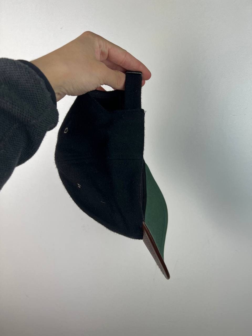 Vintage Nike Athletics 90s leather cap one size Size ONE SIZE - 3 Thumbnail