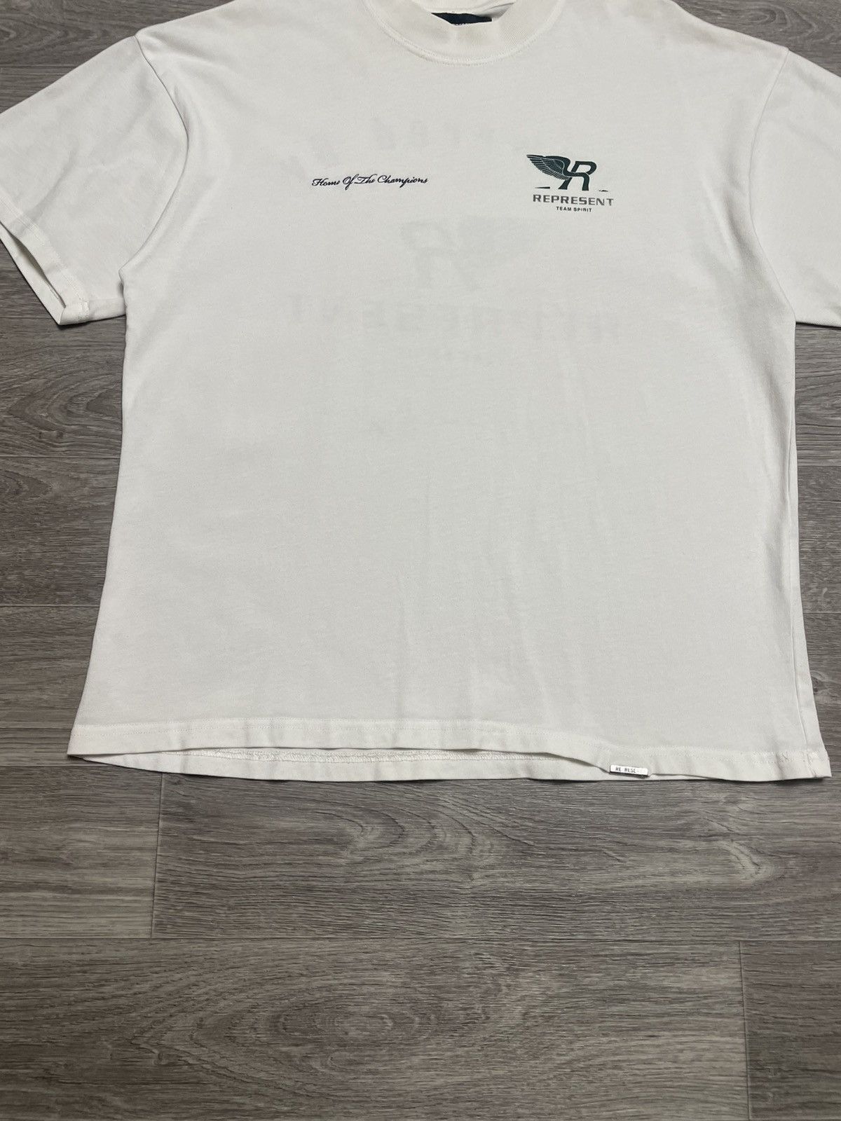 Represent Clo. Represent Team Spirit White Oversized T-Shirt Size US M / EU 48-50 / 2 - 4 Thumbnail