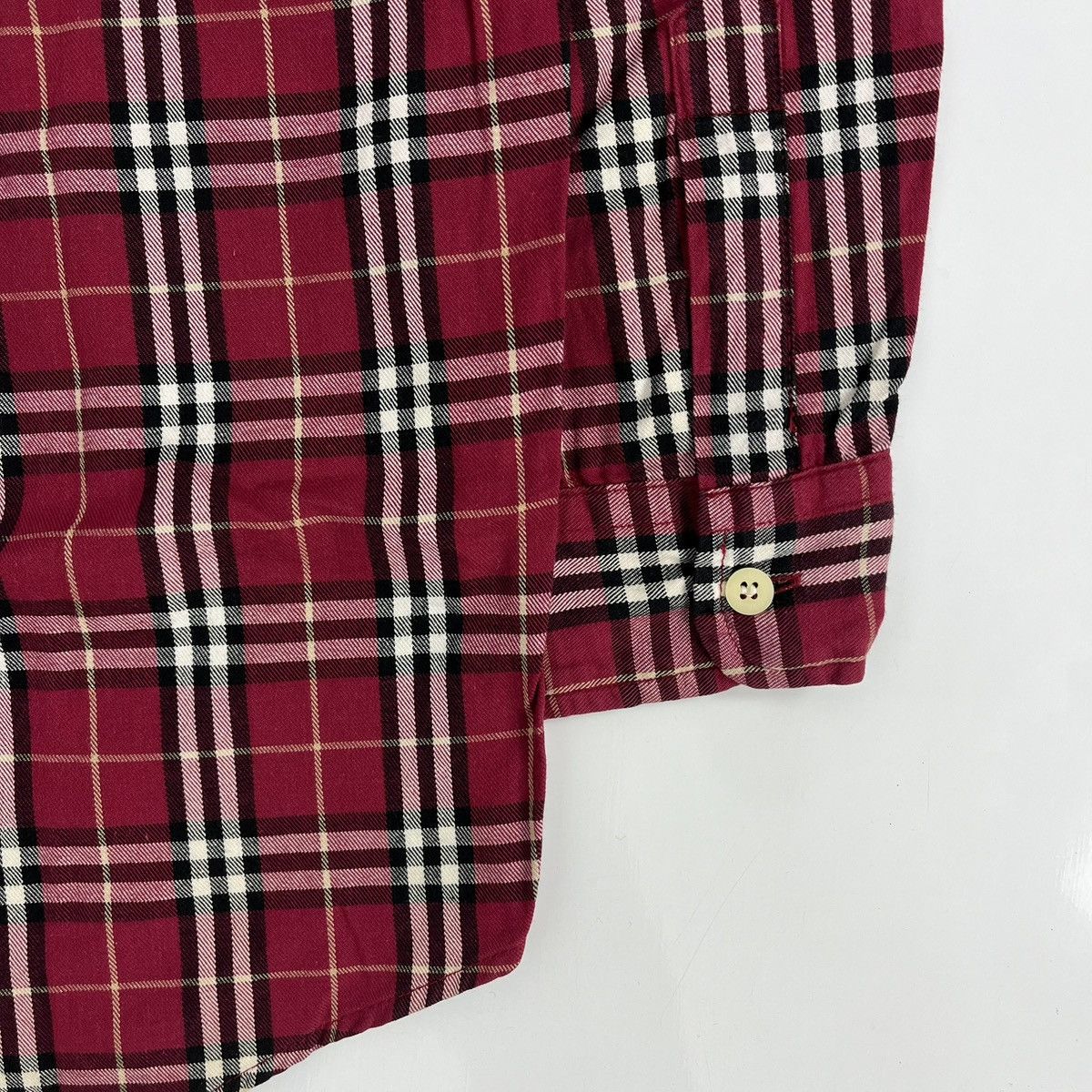 Burberry Vintage Burberrys Nova Check Plaid Patterned Button Up Shirt Size US M / EU 48-50 / 2 - 9 Thumbnail