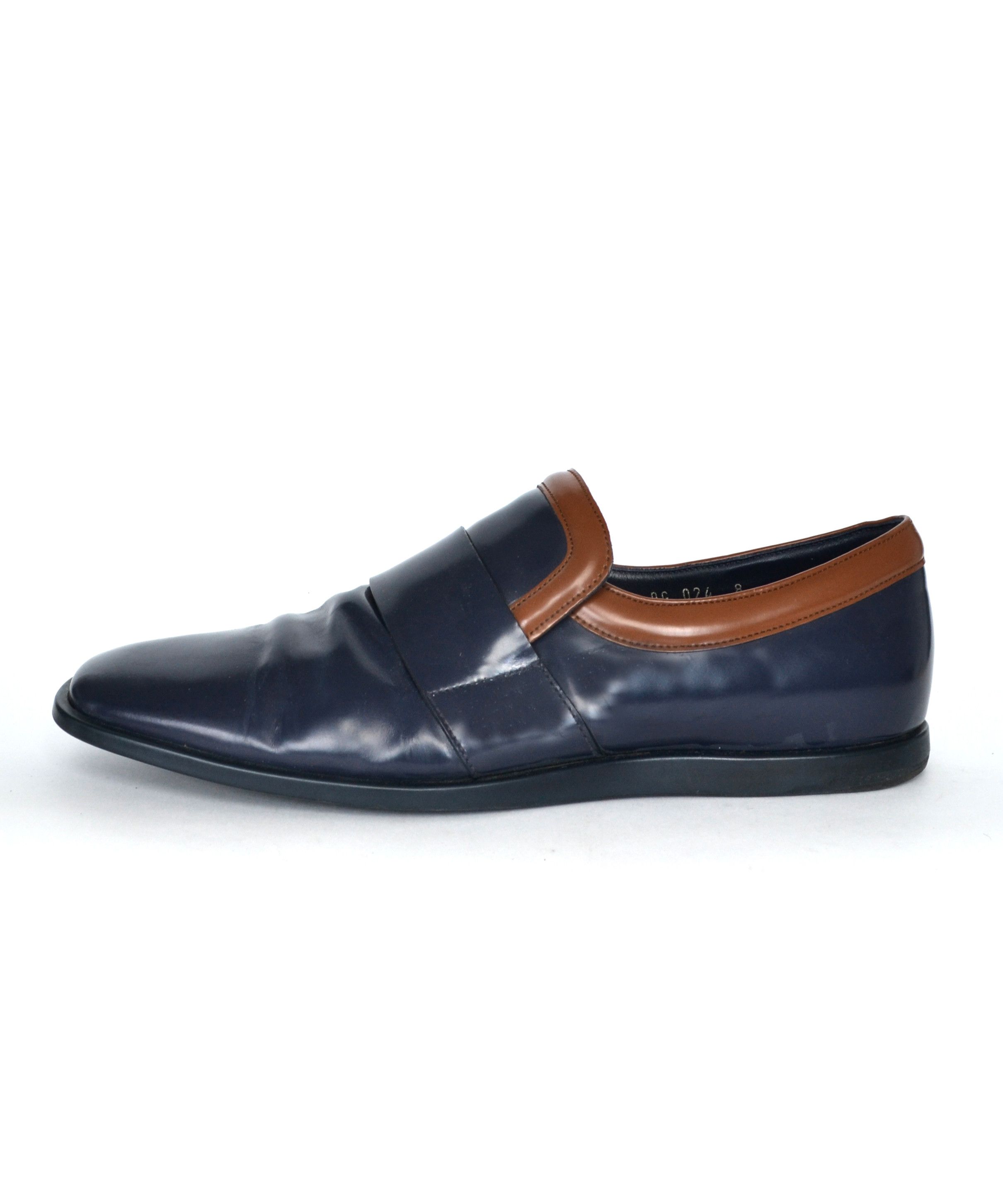 Prada PRADA Shoes Two Toned Square Toe Loafers Blue Sneakers Size US 8.5 / EU 41-42 - 1 Thumbnail