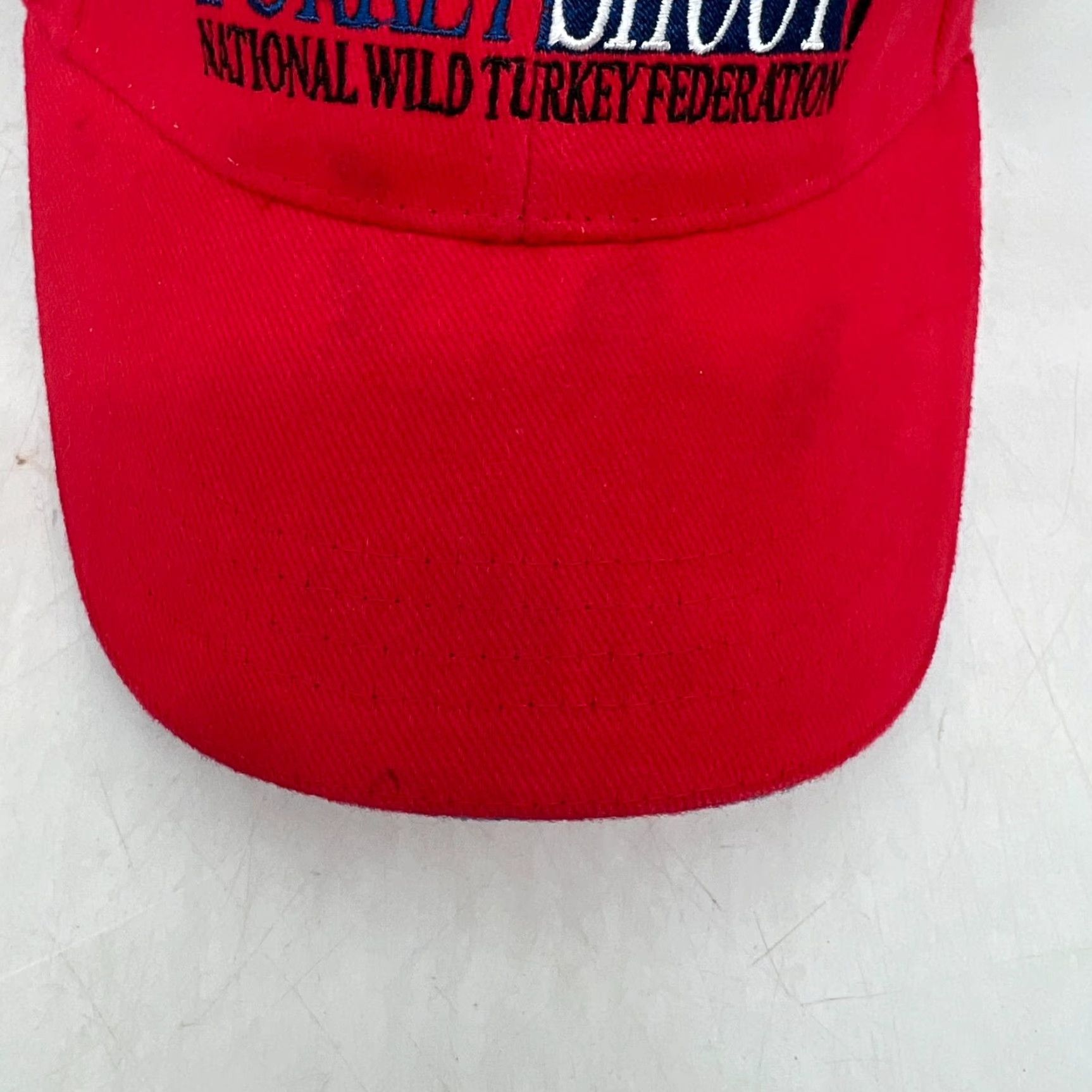 Vintage NWTF Turkey Shoot Embroidered Adjustable Hat Red Empire Men One Size Size ONE SIZE - 4 Thumbnail