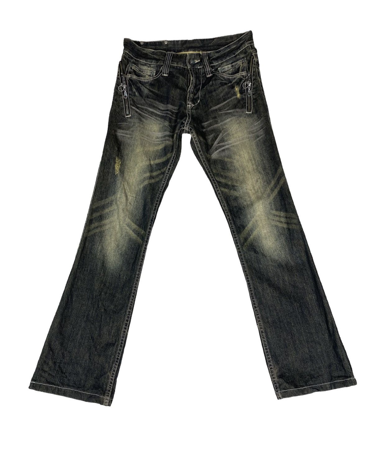 semanticdesign Semantics Design Flare Zipper Jeans. S0320 Size US 29 - 1 Thumbnail