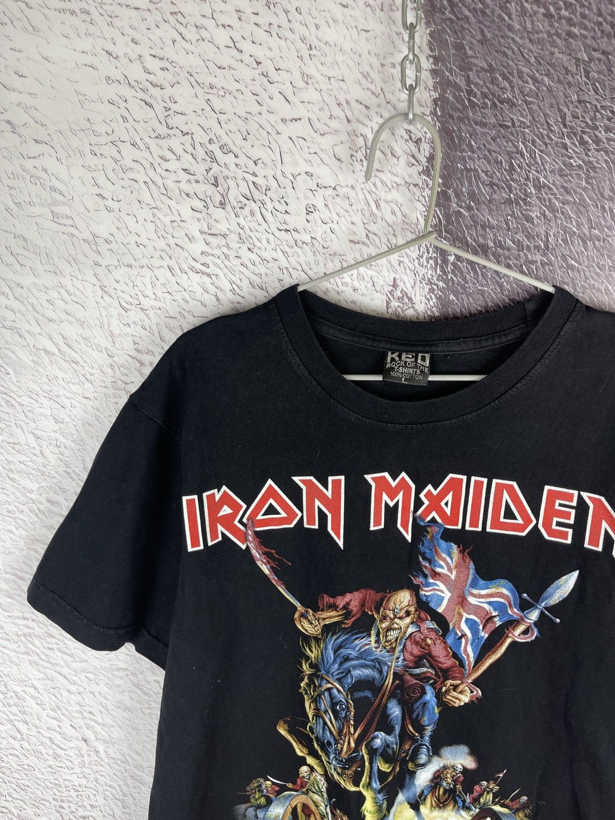 Band Tees Iron Maiden vintage y2k band tee shirt Great Britain Size US L / EU 52-54 / 3 - 3 Thumbnail