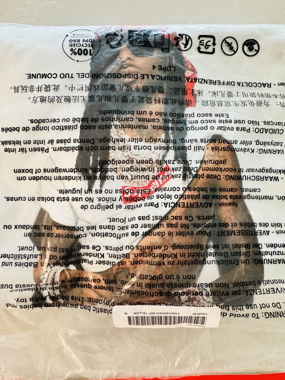Supreme Playboi Carti Photo Tee (Pale Green) Size US M / EU 48-50 / 2 - 2 Thumbnail