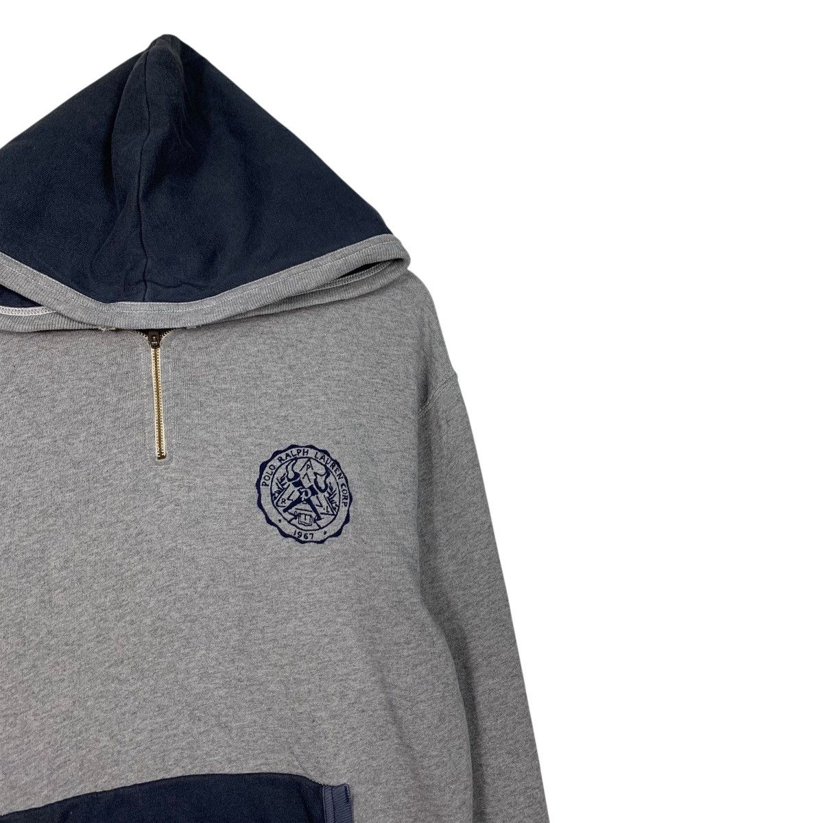 Polo Ralph Lauren Vintage POLO SPORT RL Half Zip Pullover Hoodies #3621-C165 Size US M / EU 48-50 / 2 - 4 Thumbnail