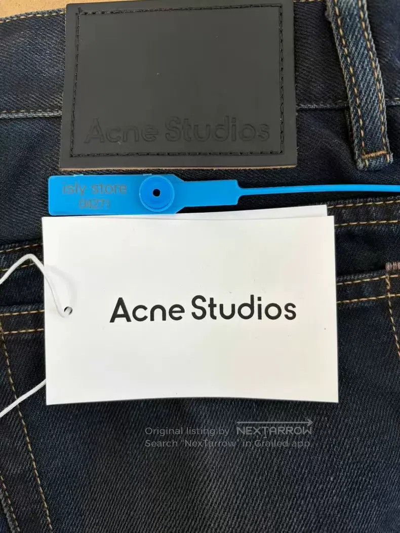 Acne Studios Acne Studios Mid-Rise Cat-Eye Loose Wide Leg Zip-Up Denim Size 30" / US 8 / IT 44 - 5 Thumbnail