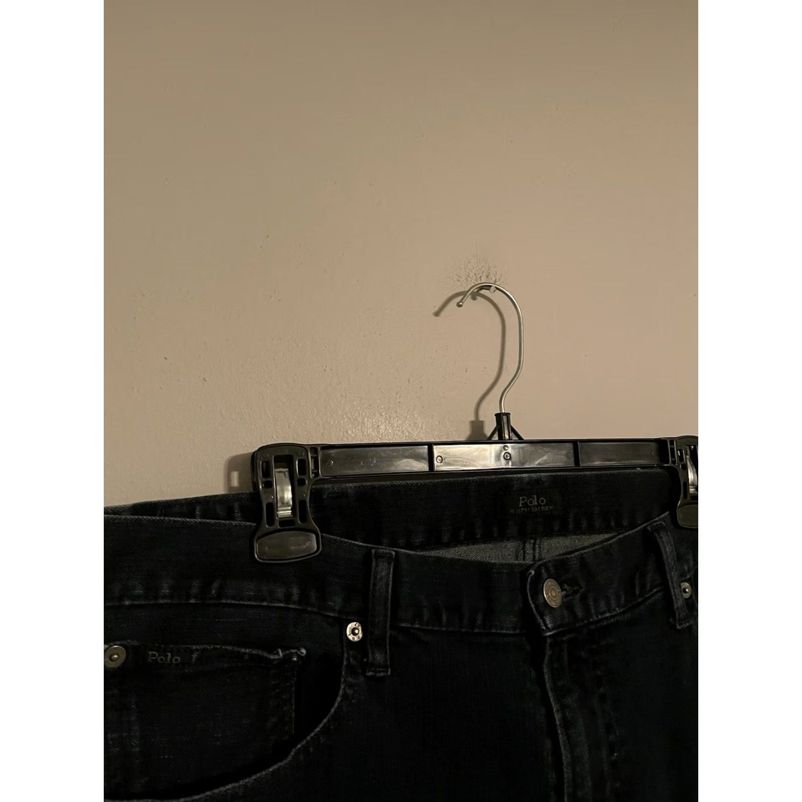 Polo Ralph Lauren Polo Ralph Lauren The Hampton Relaxed Straight Denim Jeans - Men's 38x30 Denim Blue 5-Pocket 98% Cotton 2% Elastane Vintage: No Size US M / EU 48-50 / 2 - 2 Thumbnail