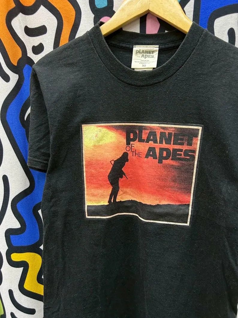 Vintage Vintage 1998 Planet Of The Apes Movie tshirt size XS Size US XS / EU 42 / 0 - 1 Thumbnail