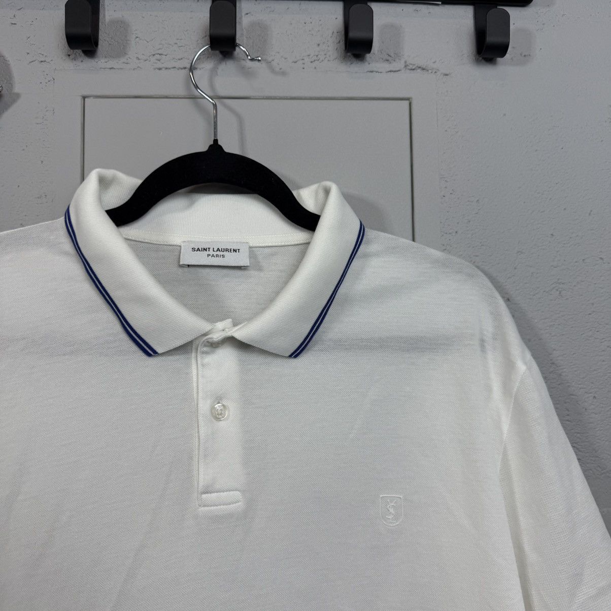 Saint Laurent Paris Vintage Saint Lauren Paris Polo Shirt Size US XL / EU 56 / 4 - 5 Thumbnail