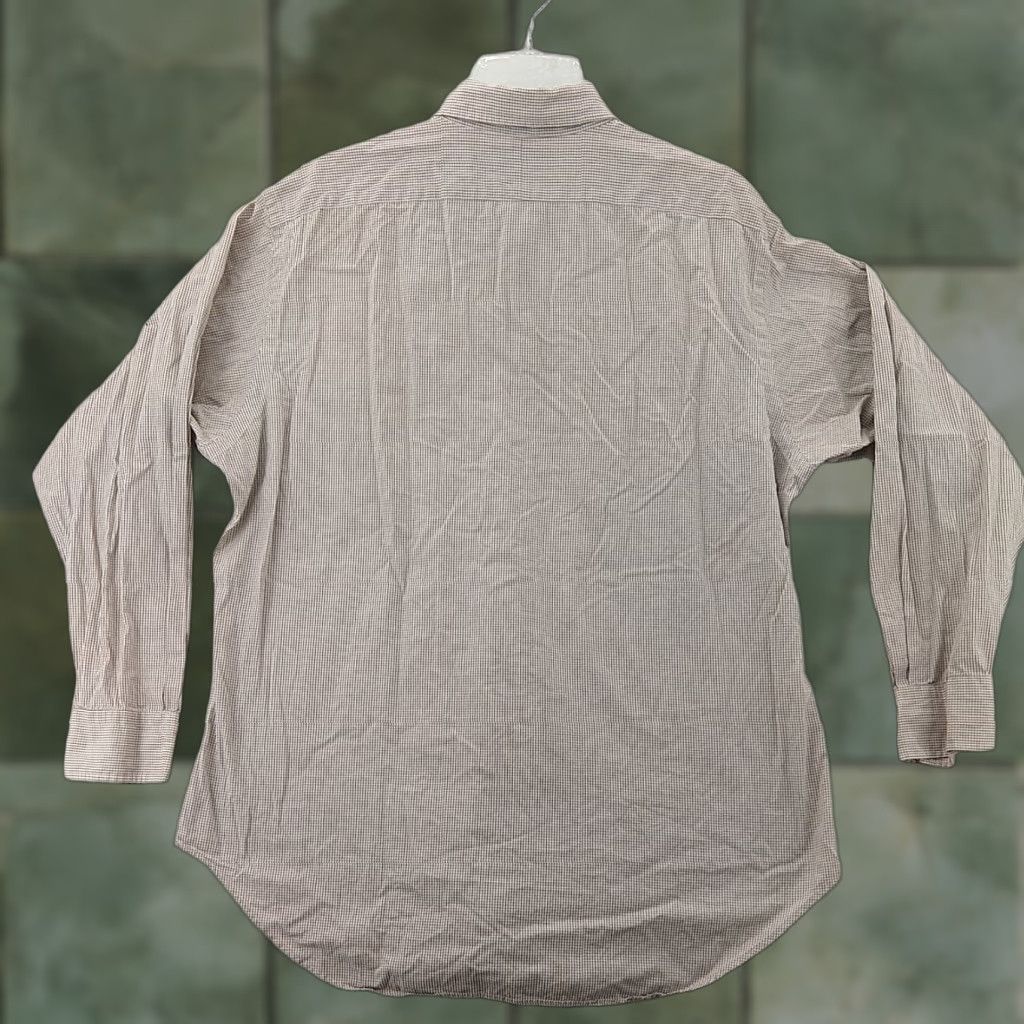 Ralph Lauren Lauren Ralph Lauren Plaid Button-Up Shirt XL 16 Beige Men Long Sleeve Button-Up Shirt Size 42R - 1 Thumbnail