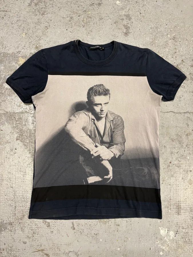 Dolce & Gabbana 2000s Dolce & Gabbana James Dean T-shirt Size US S / EU 44-46 / 1 - 1 Thumbnail