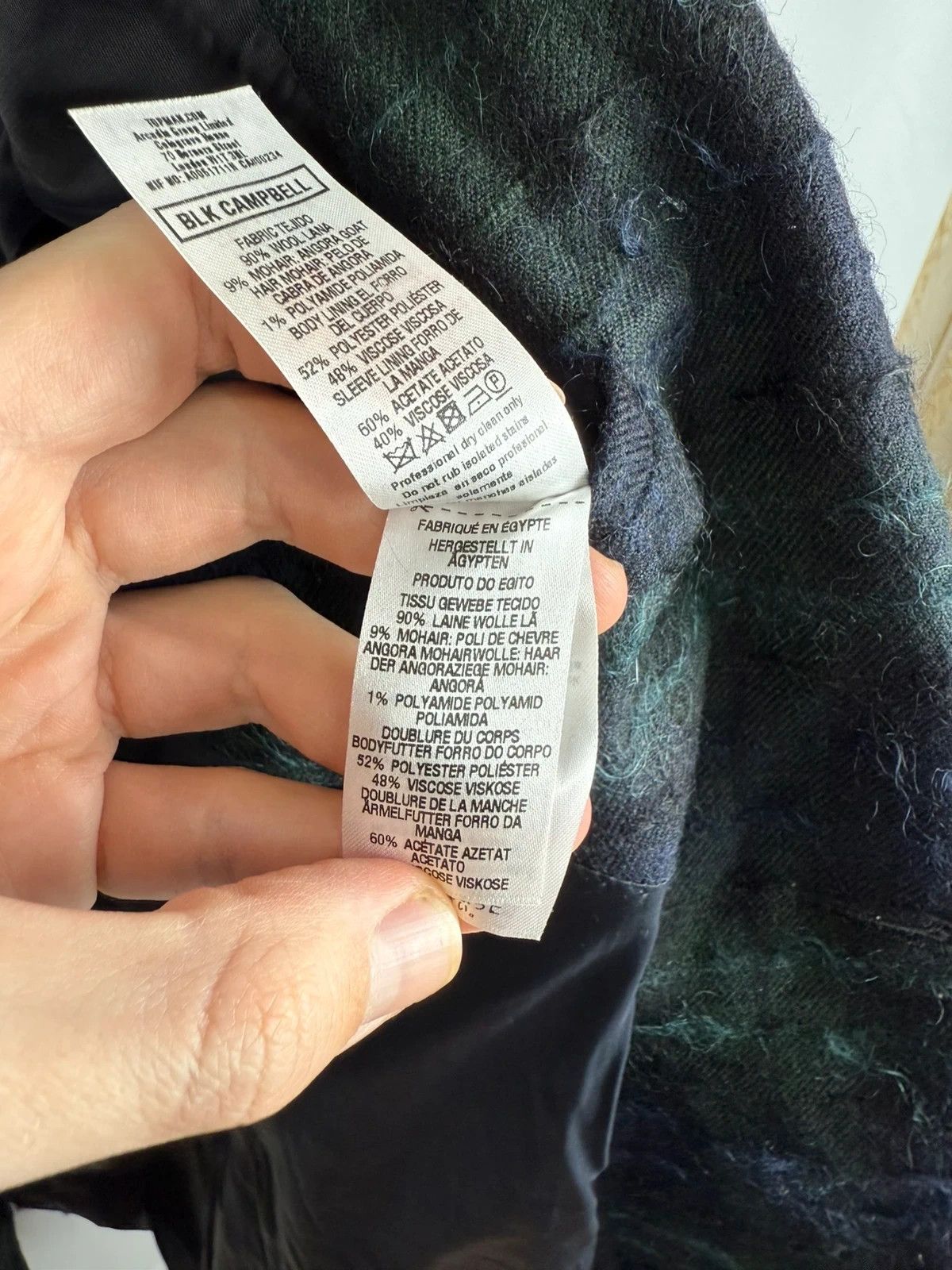 Topman Lochcarron Of Scotland Topman Wool Mohair Coat size 40 Size US M / EU 48-50 / 2 - 13 Thumbnail