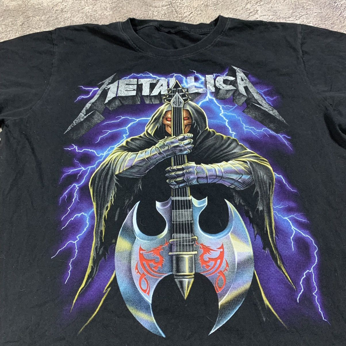 Band Tees VINTAGE Y2K BAND TEE METALLICA SKULLS DEAD FACE HORROR 90s Size US XL / EU 56 / 4 - 3 Thumbnail