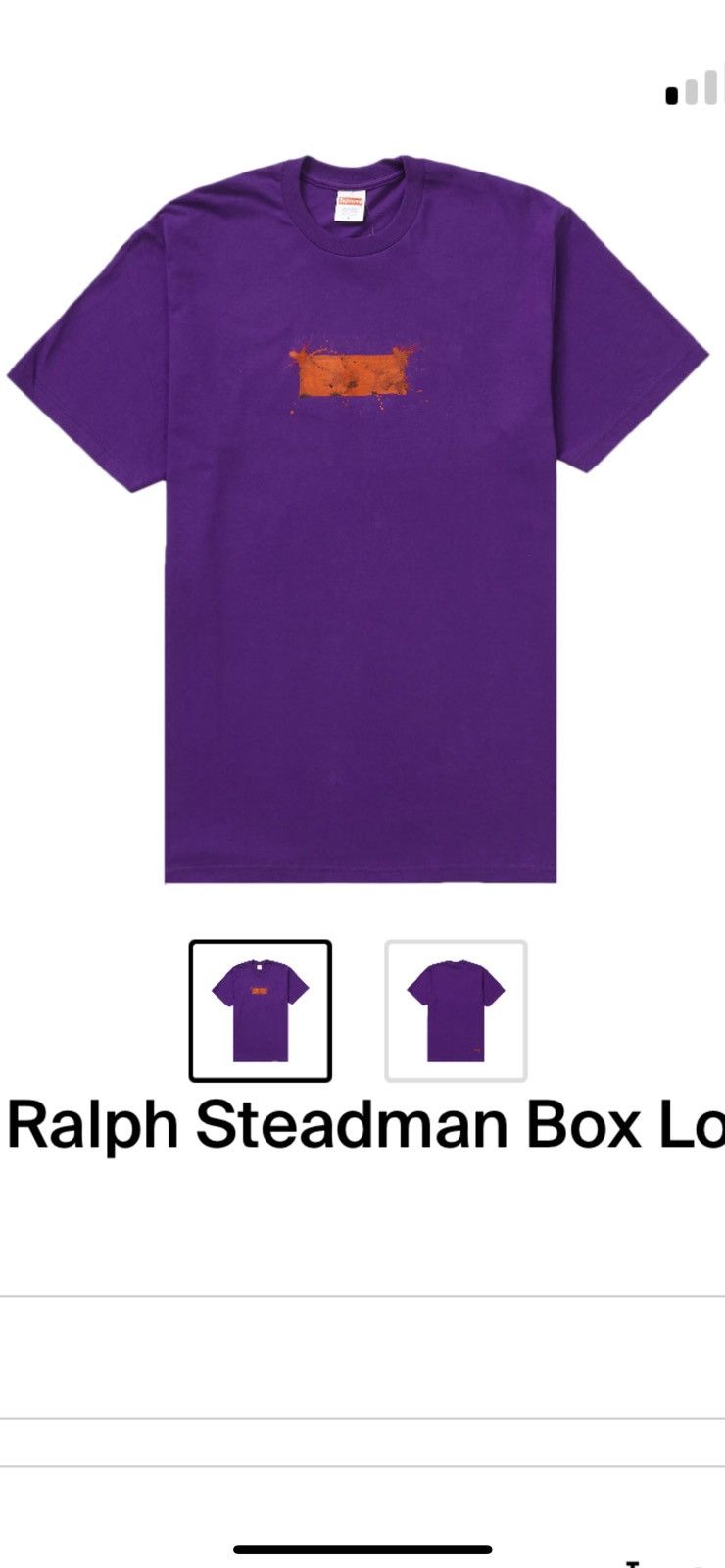 Supreme Ralph Steadman Box Logo Tee Size US S / EU 44-46 / 1 - 2 Thumbnail