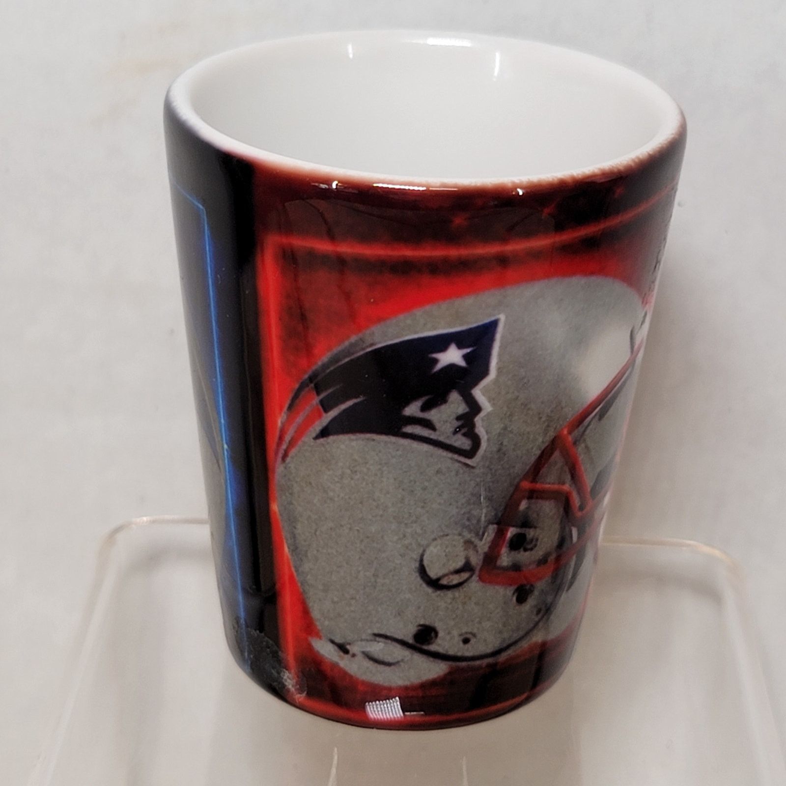 NFL VINTAGE Superbowl XXXVIII Shot Glass Feb. 1, 2004 Houston Tx Size ONE SIZE - 3 Thumbnail