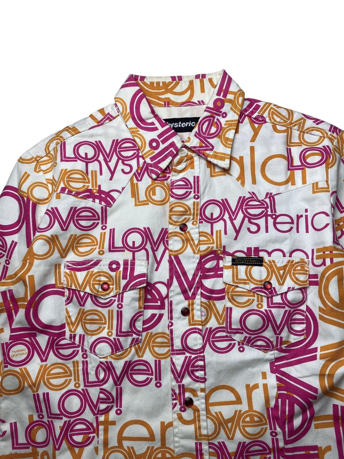 Hysteric Glamour 2000's Hysteric Glamour Love Shirts Size US S / EU 44-46 / 1 - 3 Thumbnail