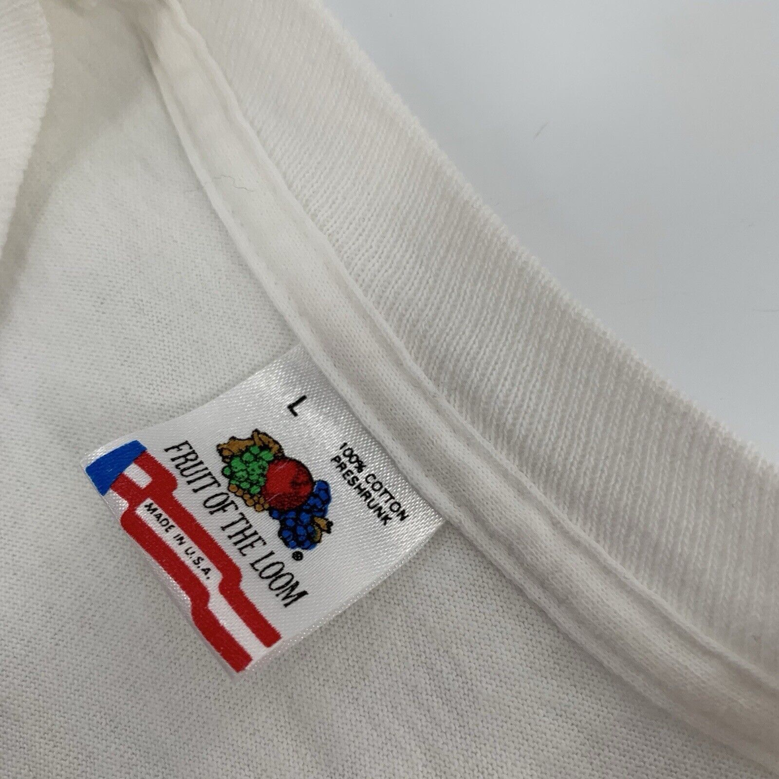Fruit Of The Loom × Vintage Vintage 90s Right Said Fred I'm Too Sexy For This Shirt Size US L / EU 52-54 / 3 - 3 Thumbnail