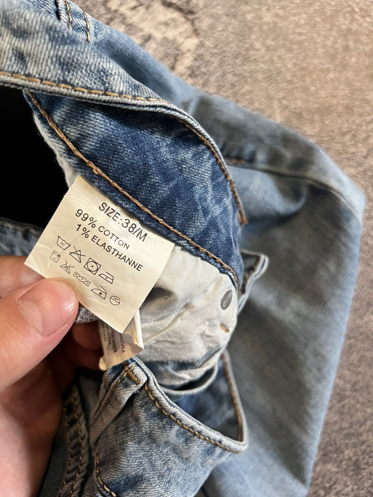 Vintage CRAZY Vintage Flared Drip Cut - Y2K Grunge Archived Avan 90s Size US 38 / EU 54 - 7 Thumbnail