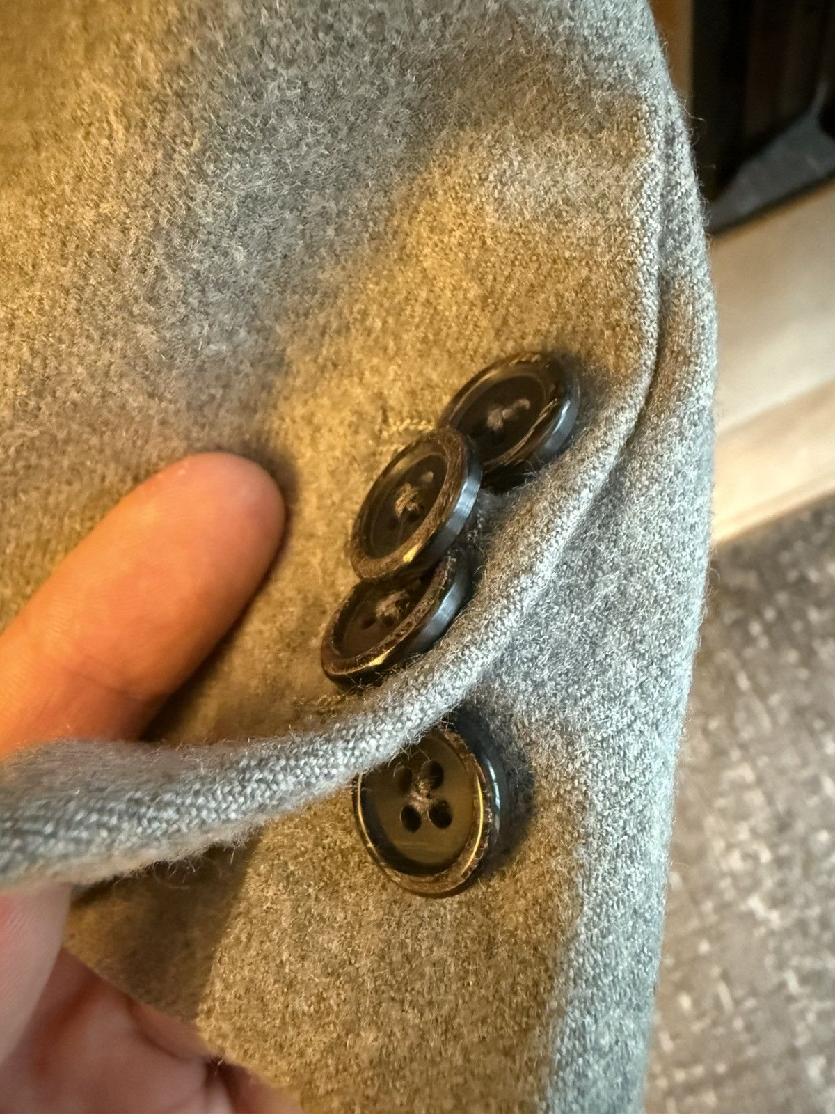 Dior Dior Vintage Thick Grey Wool Suit Size 50R - 7 Thumbnail