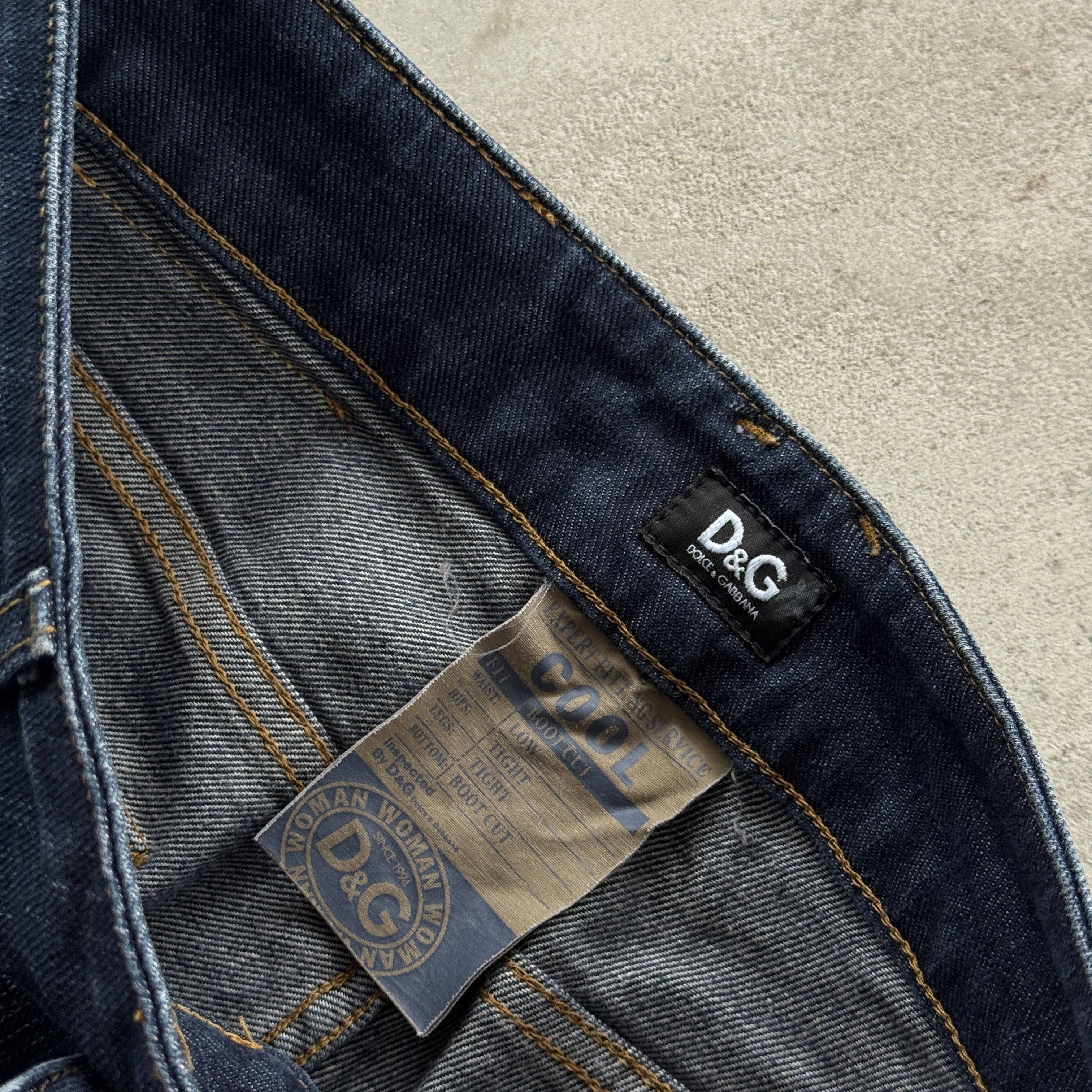 Dolce & Gabbana Vintage Dolce & Gabanna Bootcut Flared Denim Pants Size 27" / US 4 / IT 40 - 8 Thumbnail