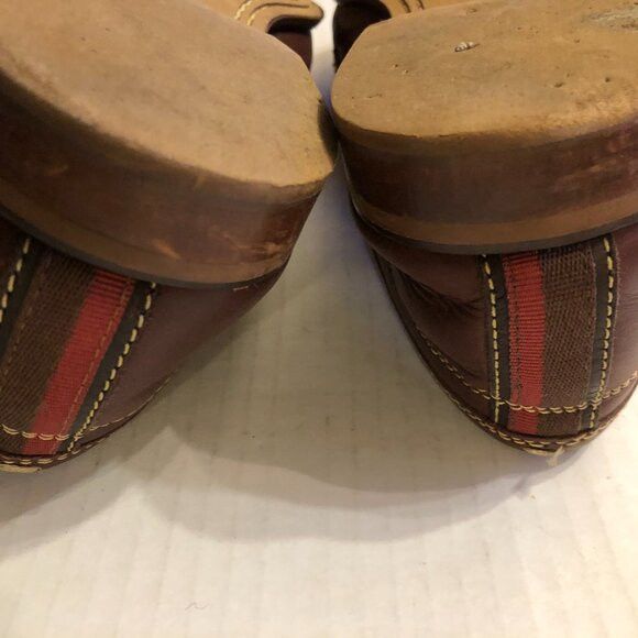 Cole Haan COLE HAAN MEN'S BROWN LEATHER SLIP-ON LOAFERS SIZE: 11M Size US 11 / EU 44 - 9 Thumbnail