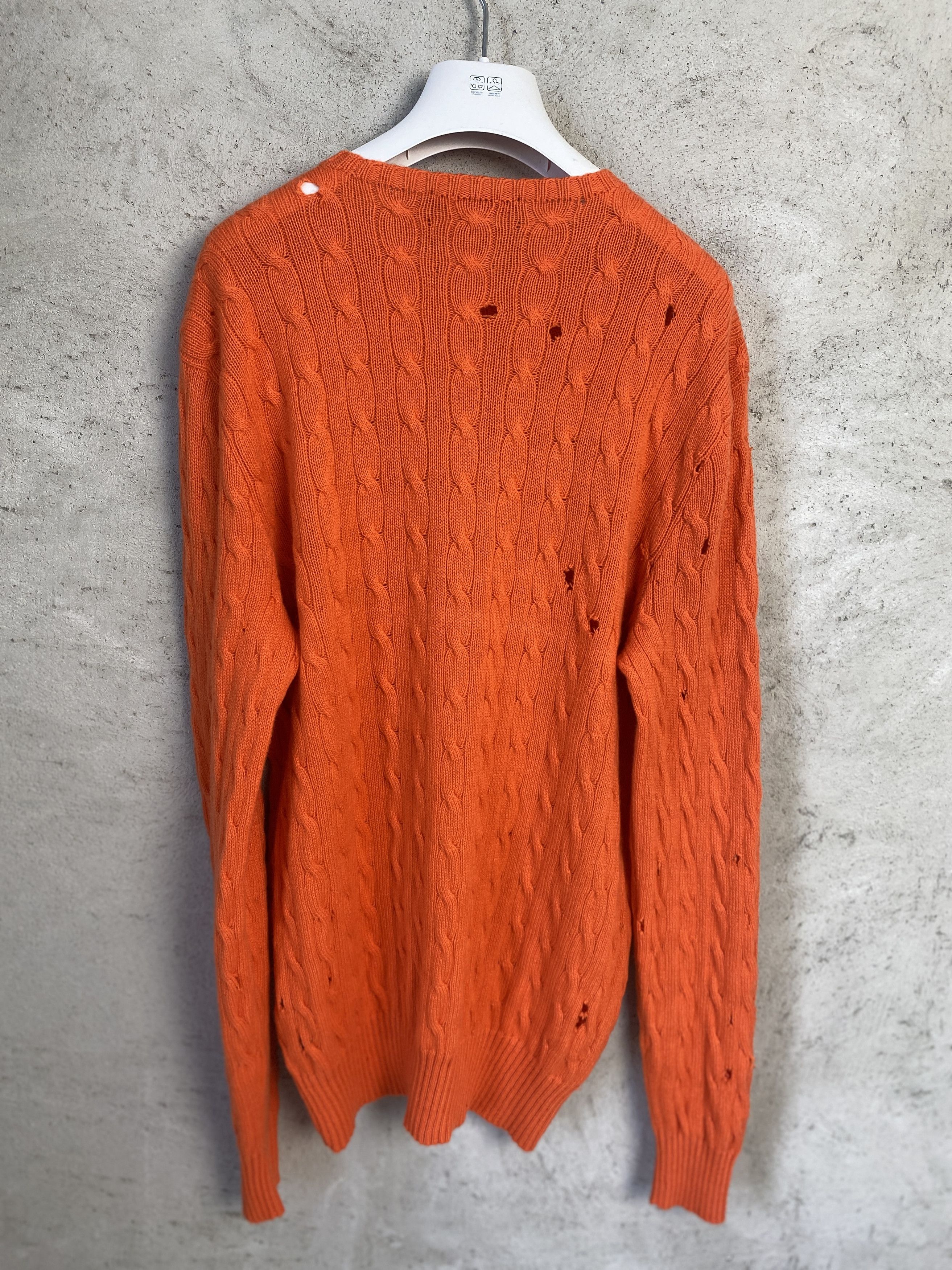 Polo Ralph Lauren Polo Ralph Lauren cashmere distressed sweater knitwear Size US XL / EU 56 / 4 - 6 Thumbnail