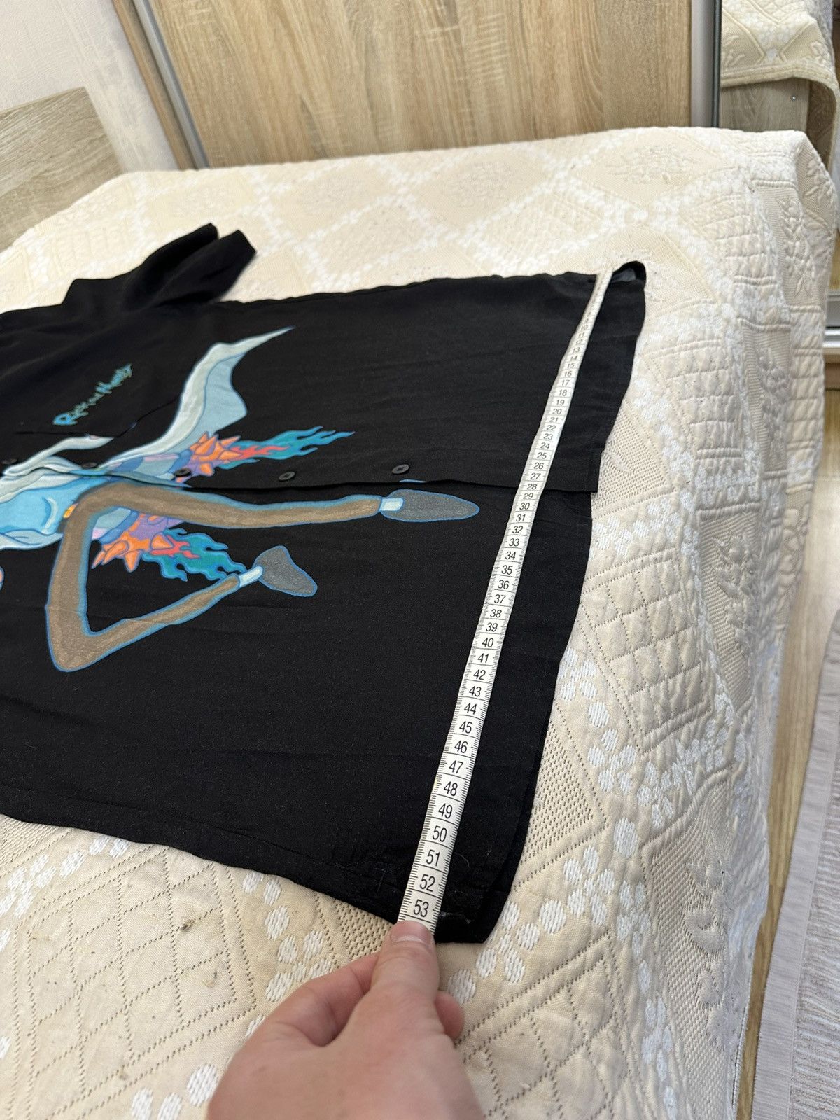Vintage 🔥 Rick & Morty x H&M Vintage Button Up Hawaiian Shirt Movie Size US S / EU 44-46 / 1 - 5 Thumbnail