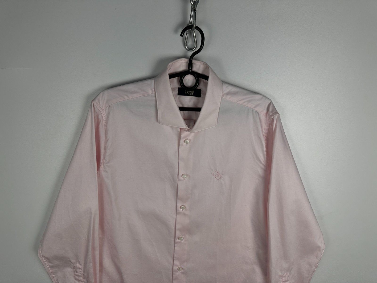 Roberto Cavalli Roberto Cavalli Class Shirt Button Long Sleeve Pink Size 42 Size US M / EU 48-50 / 2 - 3 Thumbnail