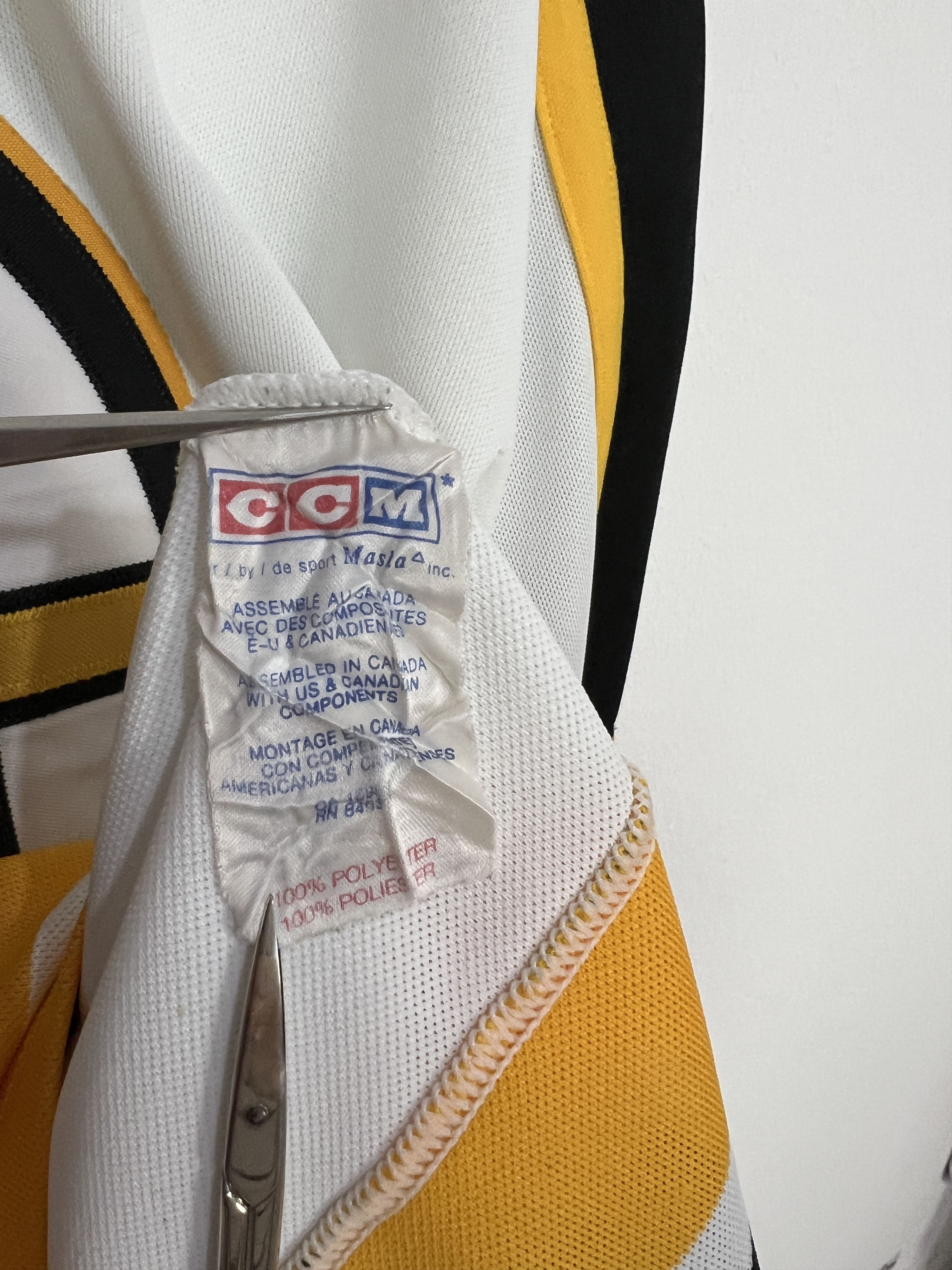Ccm CCM Boston Bruins Vintage Ice Hockey Jersey Trikot Rare Size US XXL / EU 58 / 5 - 9 Thumbnail