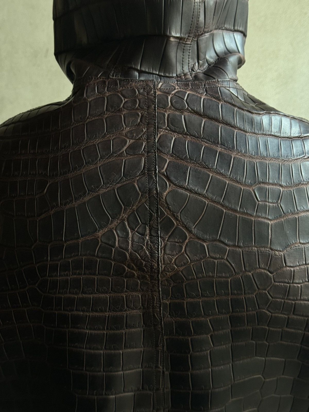 Hermes SOLD SOLD Hermès Crocodile Leather Special Order 1/1 Jacket Size US M / EU 48-50 / 2 - 20 Thumbnail