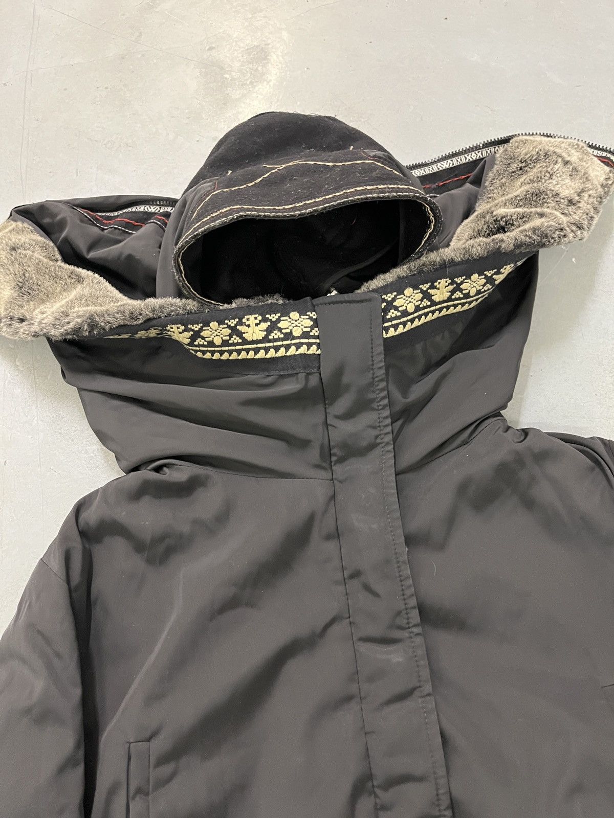 Marithe + Francois Girbaud Marithé + François Girbaud Double Split Fur Hood Jacket Size M / US 6-8 / IT 42-44 - 5 Thumbnail