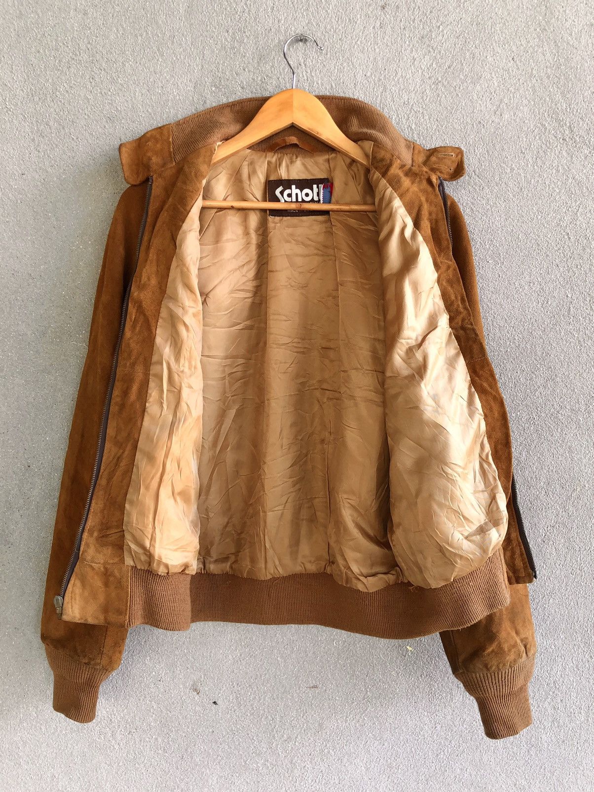 Schott Vintage Schott suede Leather jacket Size US M / EU 48-50 / 2 - 4 Thumbnail