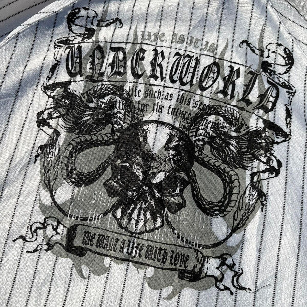 Japanese Brand Fogaty House Skull Pinstripe Track Jacket Size US XL / EU 56 / 4 - 16 Thumbnail