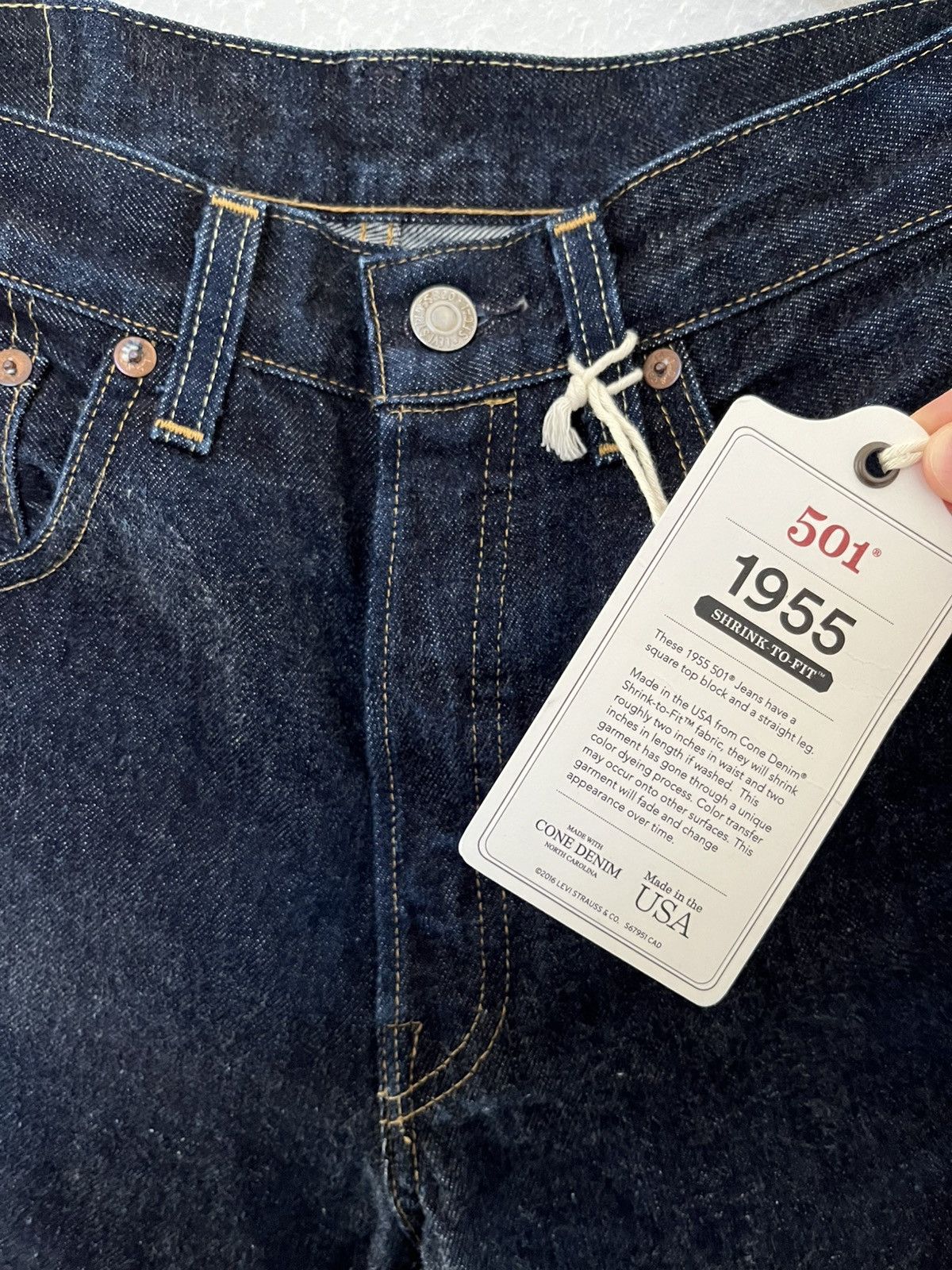 Levi's Vintage Clothing Levi’s Vintage Clothing 1955 501 Cone Mills Denim W29 X L34 Size US 29 - 5 Thumbnail