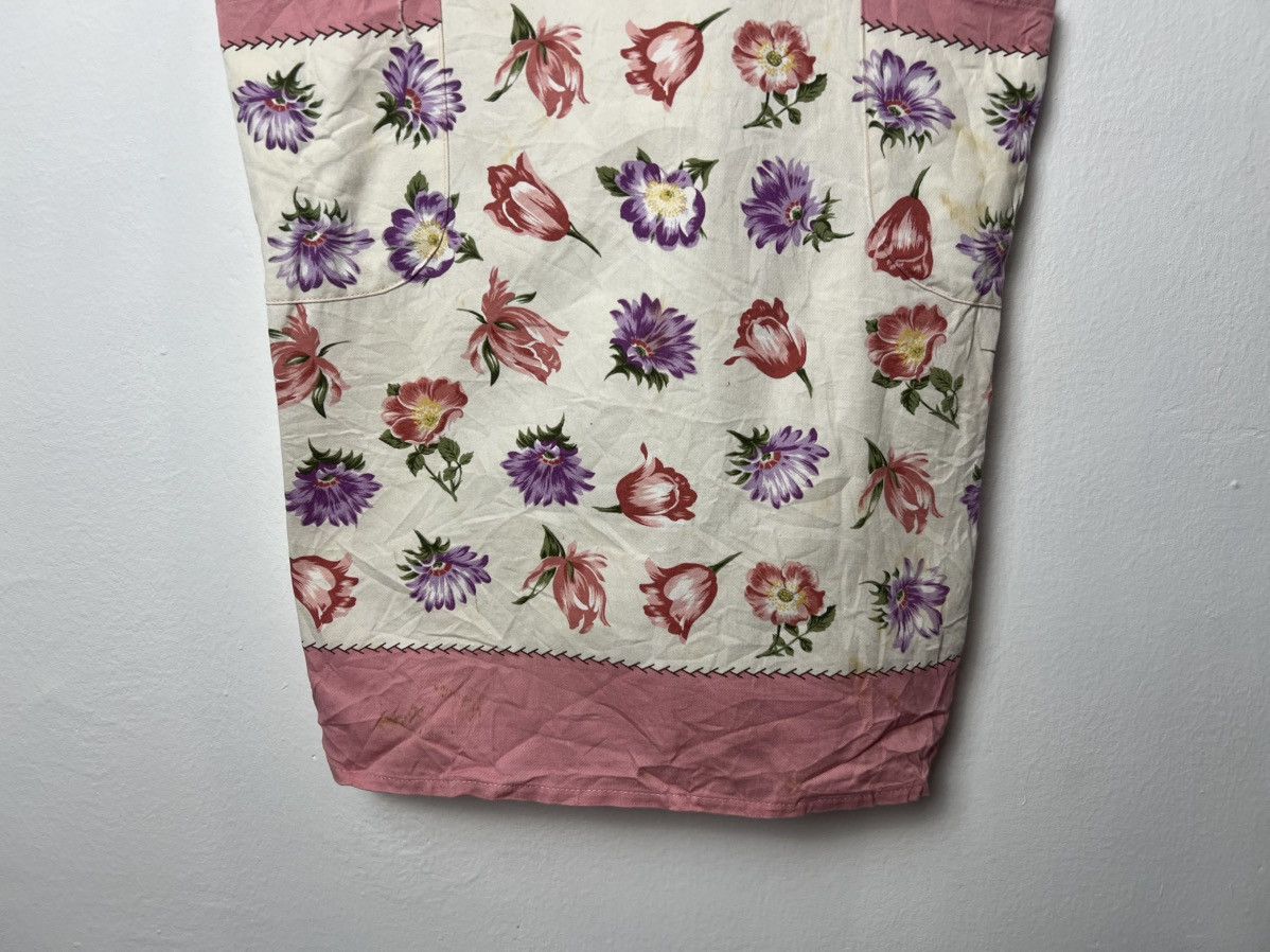 Mario Valentino Mario Valentino Vibrant Floral Pattern Apron Size ONE SIZE - 4 Thumbnail