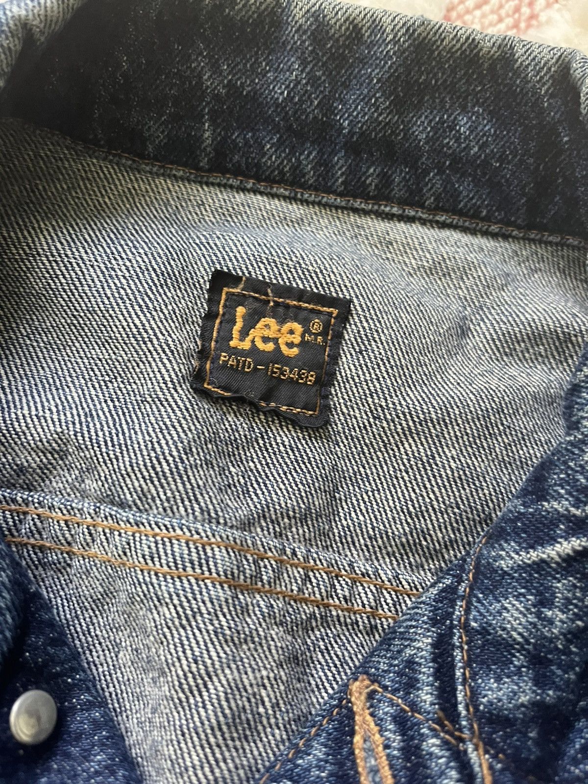 Lee × Vintage Vintage 80s Lee Riders USA Denim Jacket - Faded Blue Size US L / EU 52-54 / 3 - 3 Thumbnail