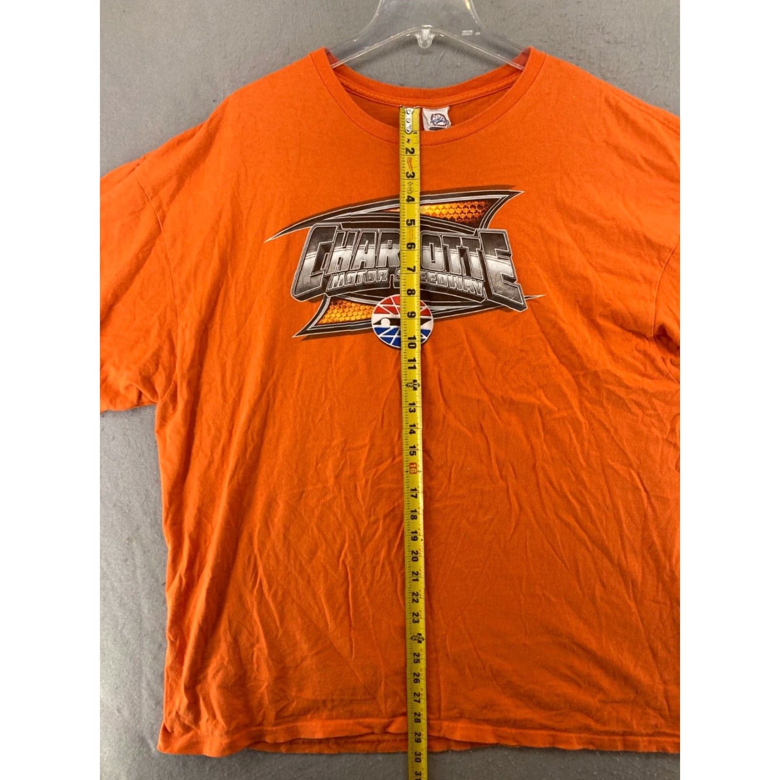 Vintage Charlotte Motor Speedway Shirt Mens 3XL Orange Racing Size US XXL / EU 58 / 5 - 3 Thumbnail