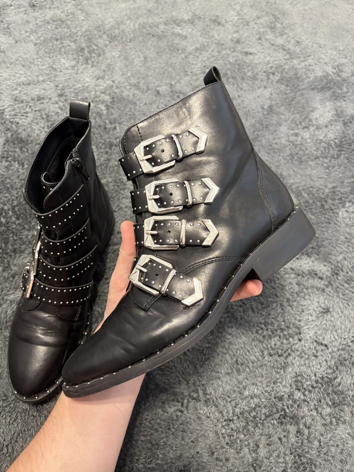Hedi Slimane Hedi Slimane Dior Style Boots with Straps Saint Laurent Size US 9 / IT 39 - 5 Thumbnail