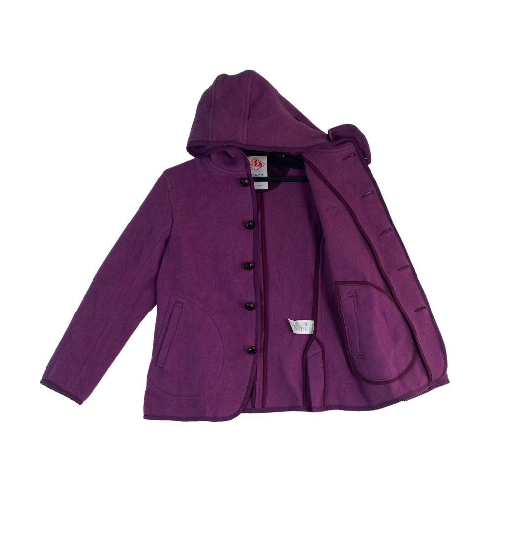 Danton × Vintage Vtg 90s rare DANTON duffle coat wool button up jacket Size XS / US 0-2 / IT 36-38 - 2 Thumbnail