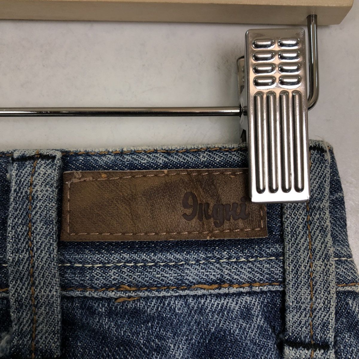 Japanese Brand 🔥RARE BOWCUT DISTRESSED DENIM JEANS INGNI JAPAN Size US 26 / EU 42 - 12 Thumbnail