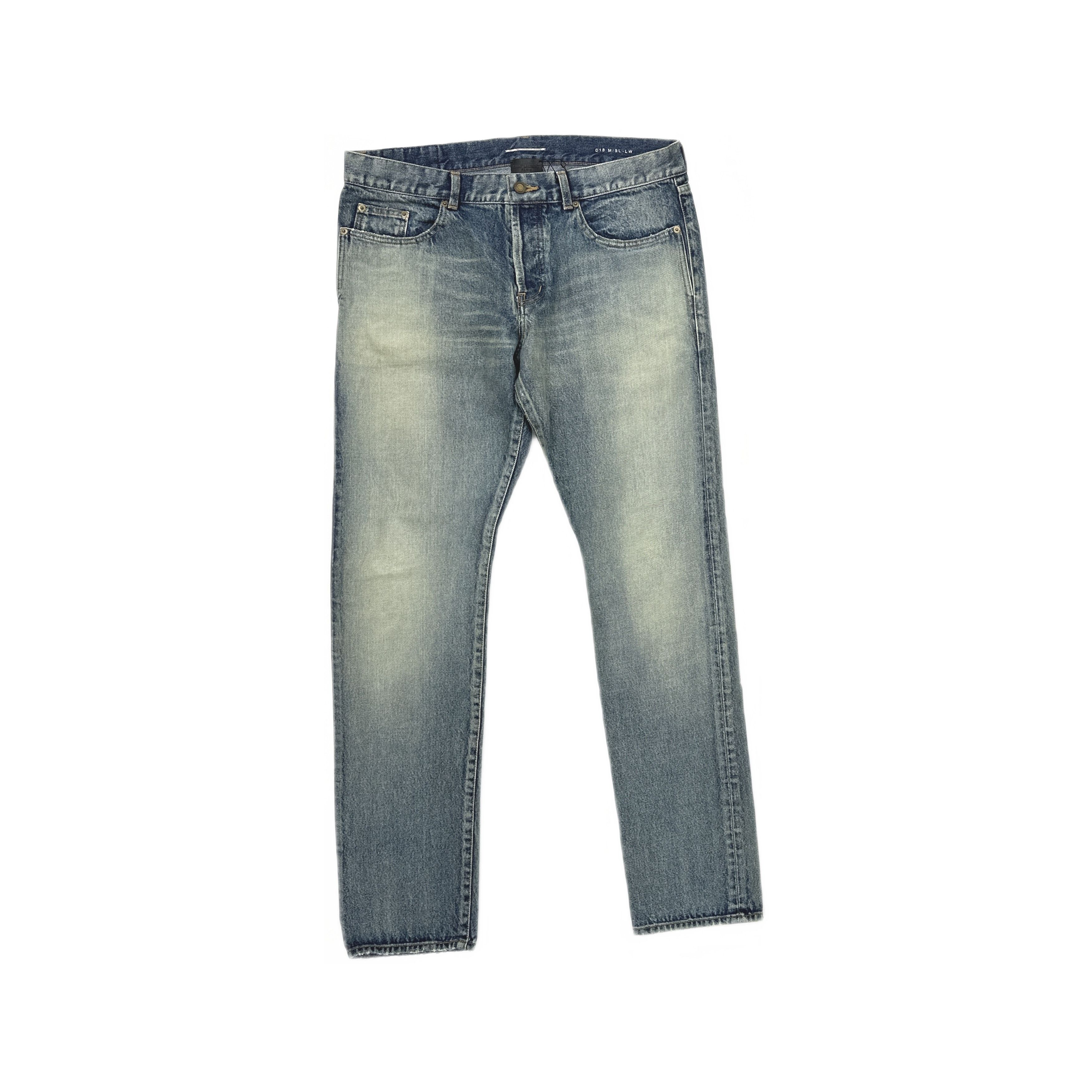 Saint Laurent Paris Saint Laurent Faded Denim Jeans Size 36 Size US 36 / EU 52 - 1 Thumbnail