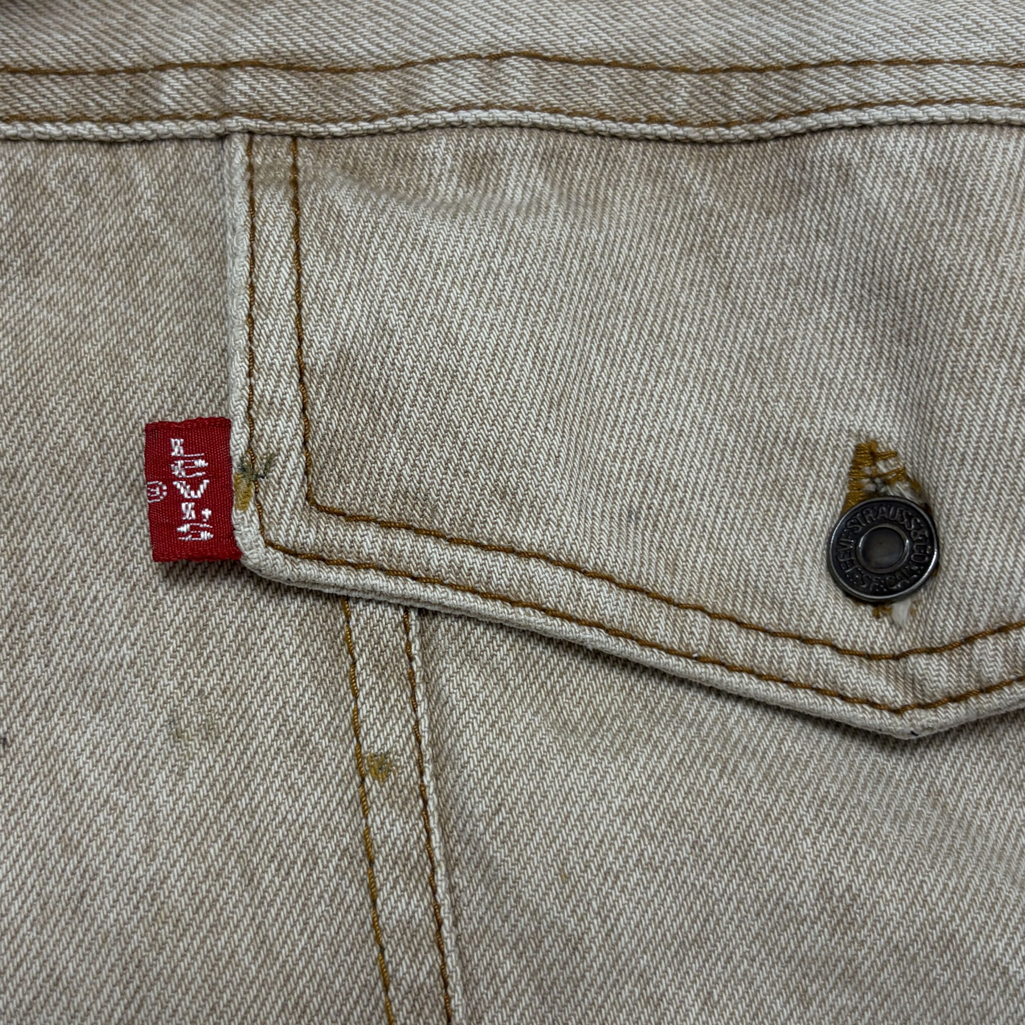 Levi's Vintage 90s Levi's Blanket Lined Trucker Jacket Workwear Size US L / EU 52-54 / 3 - 6 Thumbnail