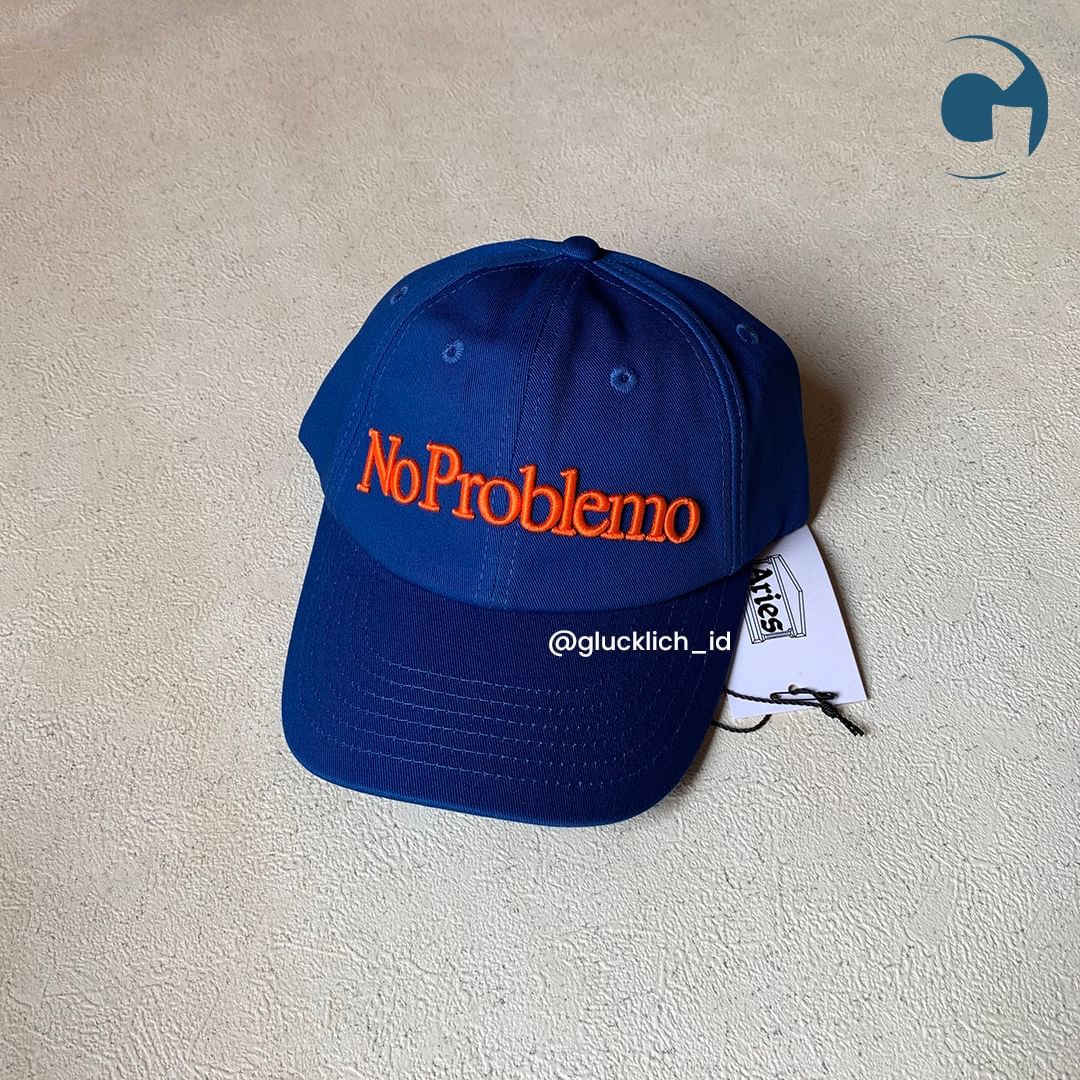 Aries ARIES, No Problemo Cap in Blue Size ONE SIZE - 2 Thumbnail