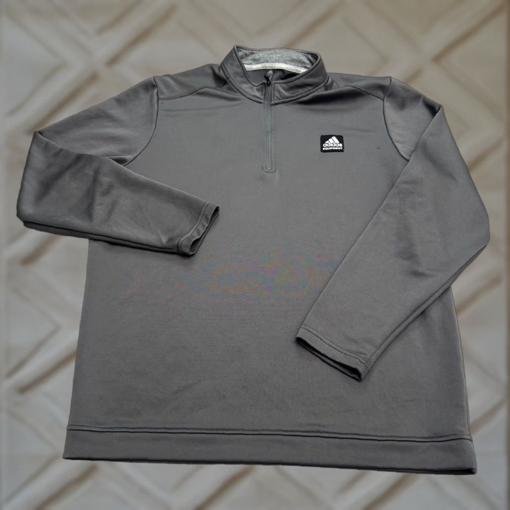 Adidas Adidas Golf Jacket 1/4 Zip Pullover Mens XL Gray Activewear Performance Size US XL / EU 56 / 4 - 1 Thumbnail