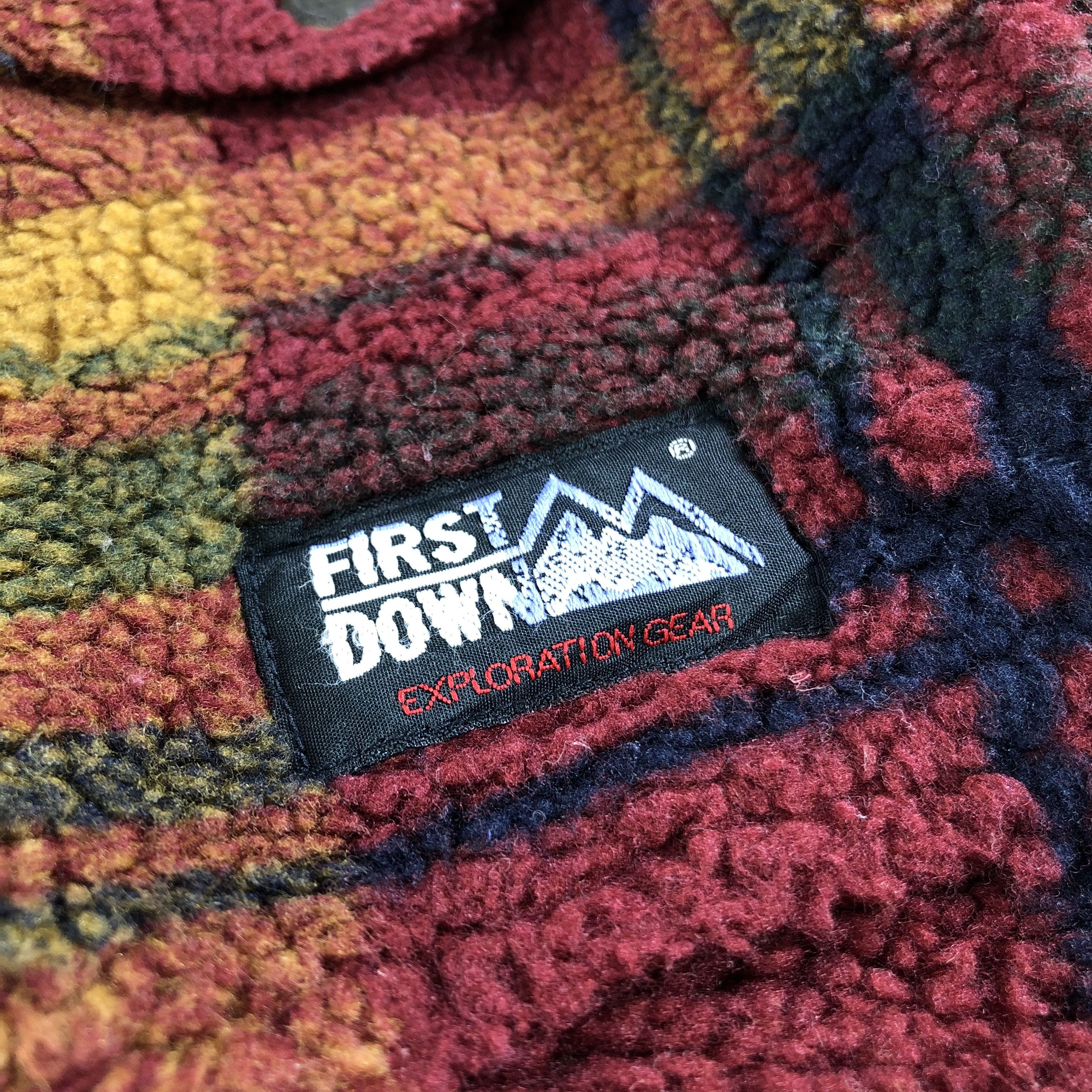 Japanese Brand First Down Fleece Plaid Jacket -JC291 Size US M / EU 48-50 / 2 - 7 Thumbnail