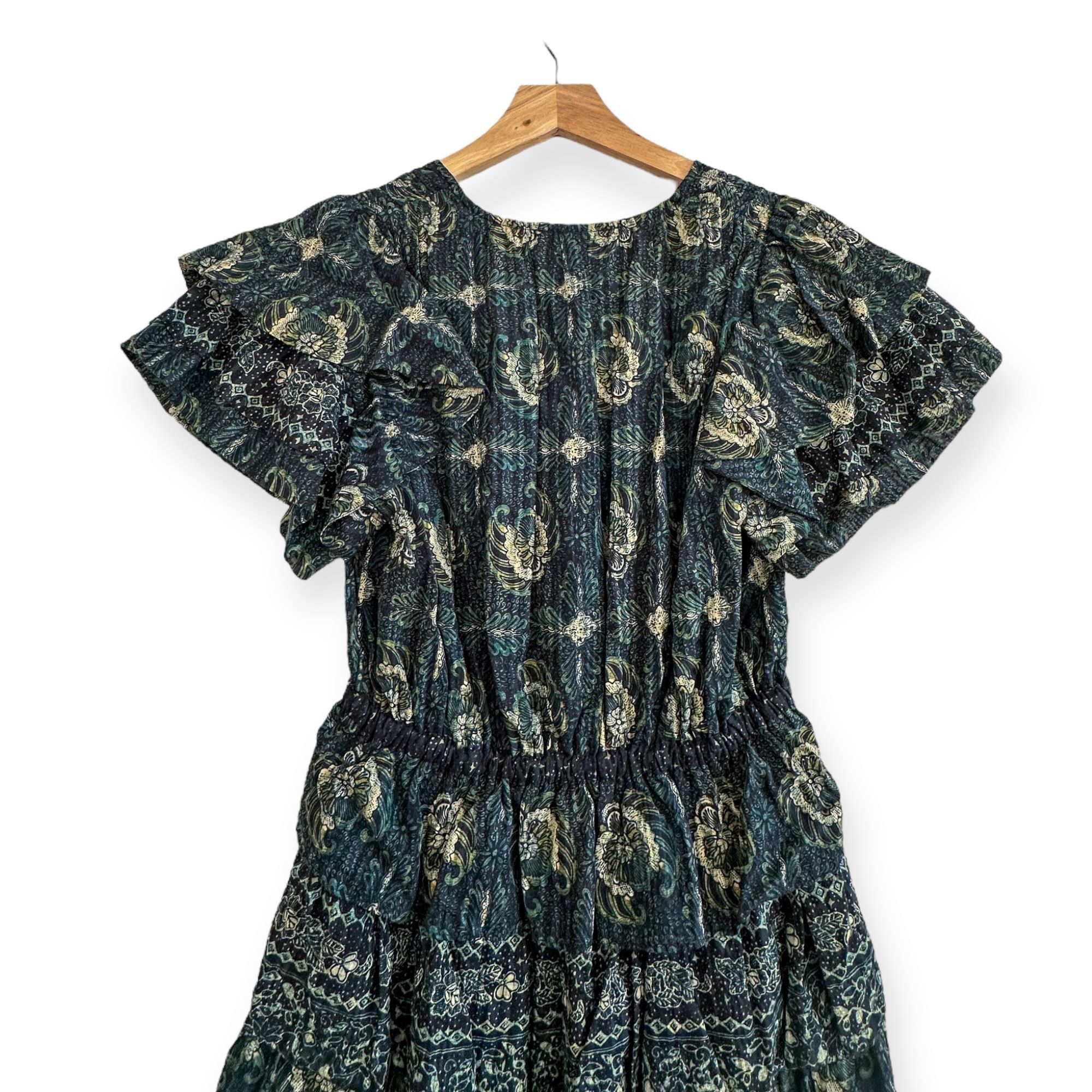 Ulla Johnson Ulla Johnson Kaitlyn Dress in Pacific, Size 0, Blue/green, N Size XS / US 0-2 / IT 36-38 - 4 Thumbnail