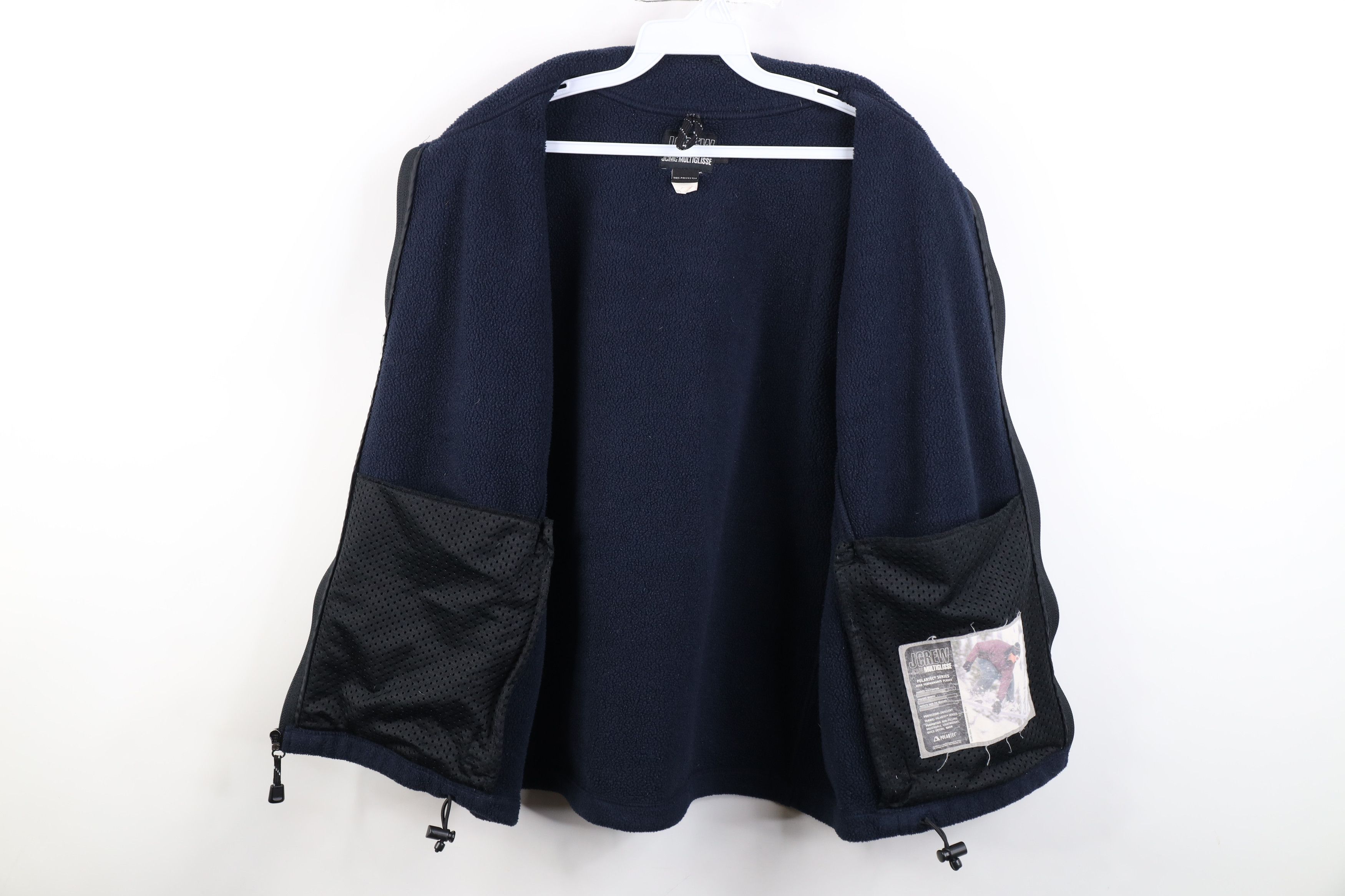 J.Crew Vintage 90s J Crew Polartec Fleece Vest Jacket Navy Blue USA Size US XL / EU 56 / 4 - 7 Thumbnail